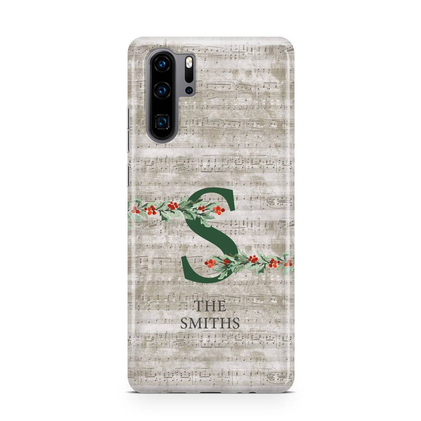 Nostalgic Monogram Personalised Huawei P30 Pro Phone Case