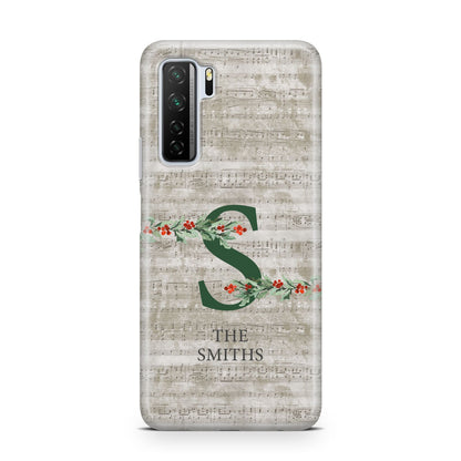 Nostalgic Monogram Personalised Huawei P40 Lite 5G Phone Case