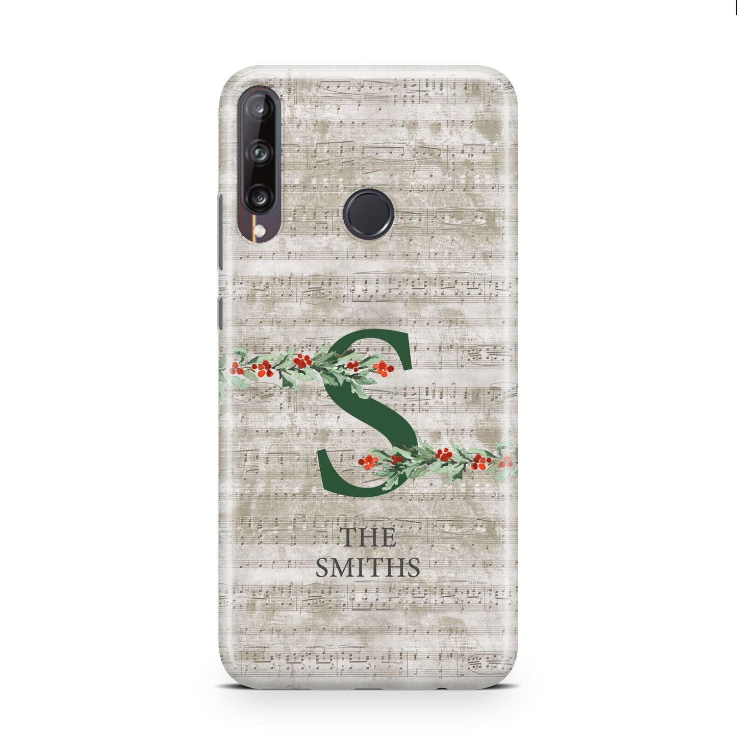 Nostalgic Monogram Personalised Huawei P40 Lite E Phone Case