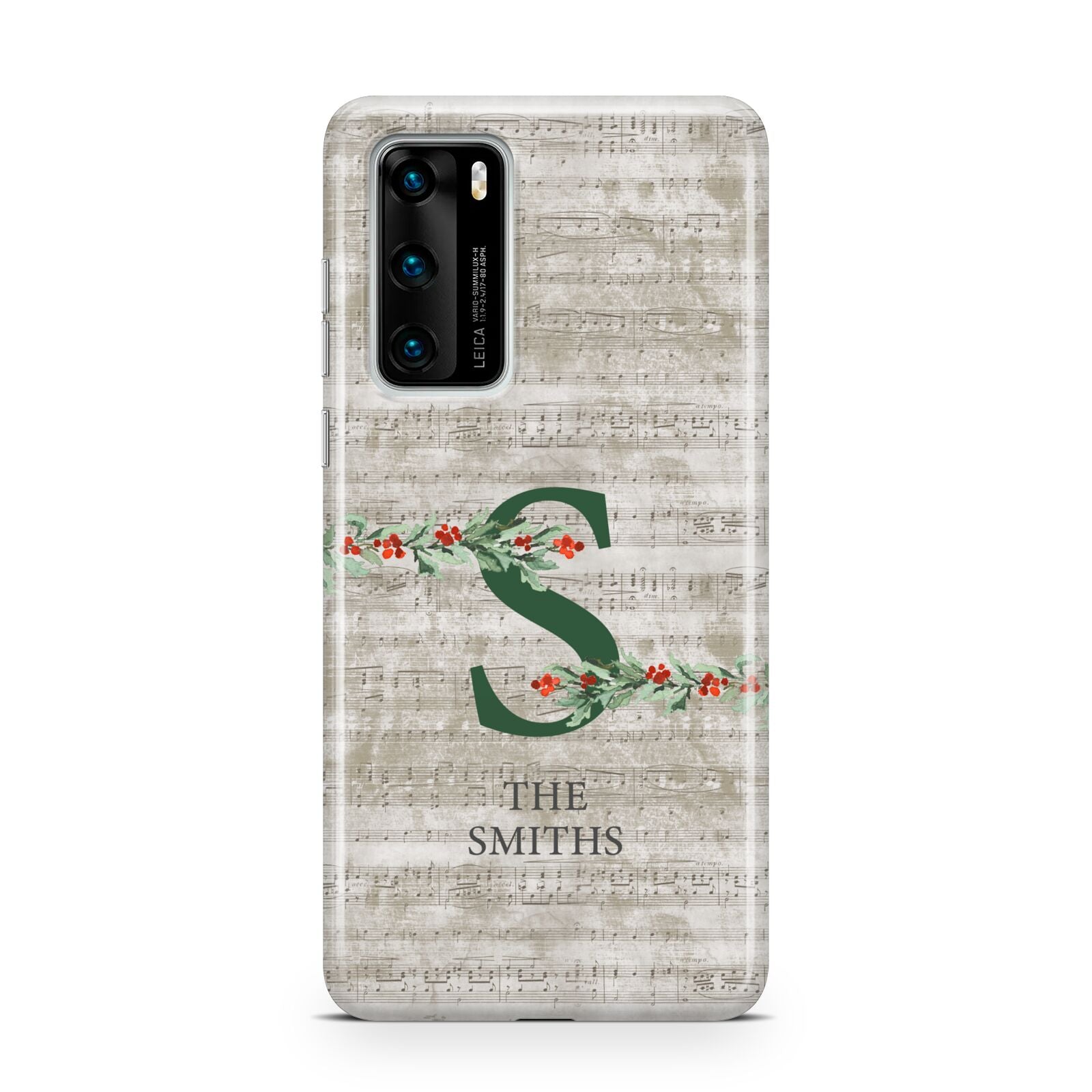 Nostalgic Monogram Personalised Huawei P40 Phone Case