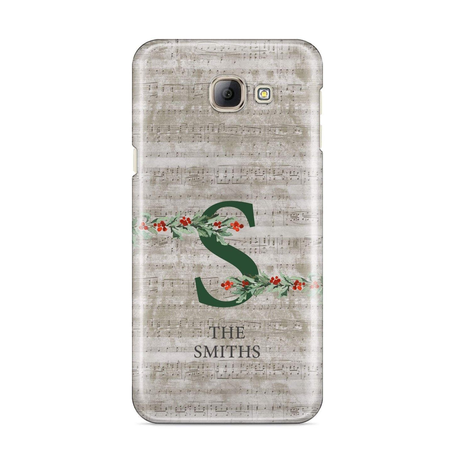 Nostalgic Monogram Personalised Samsung Galaxy A8 2016 Case