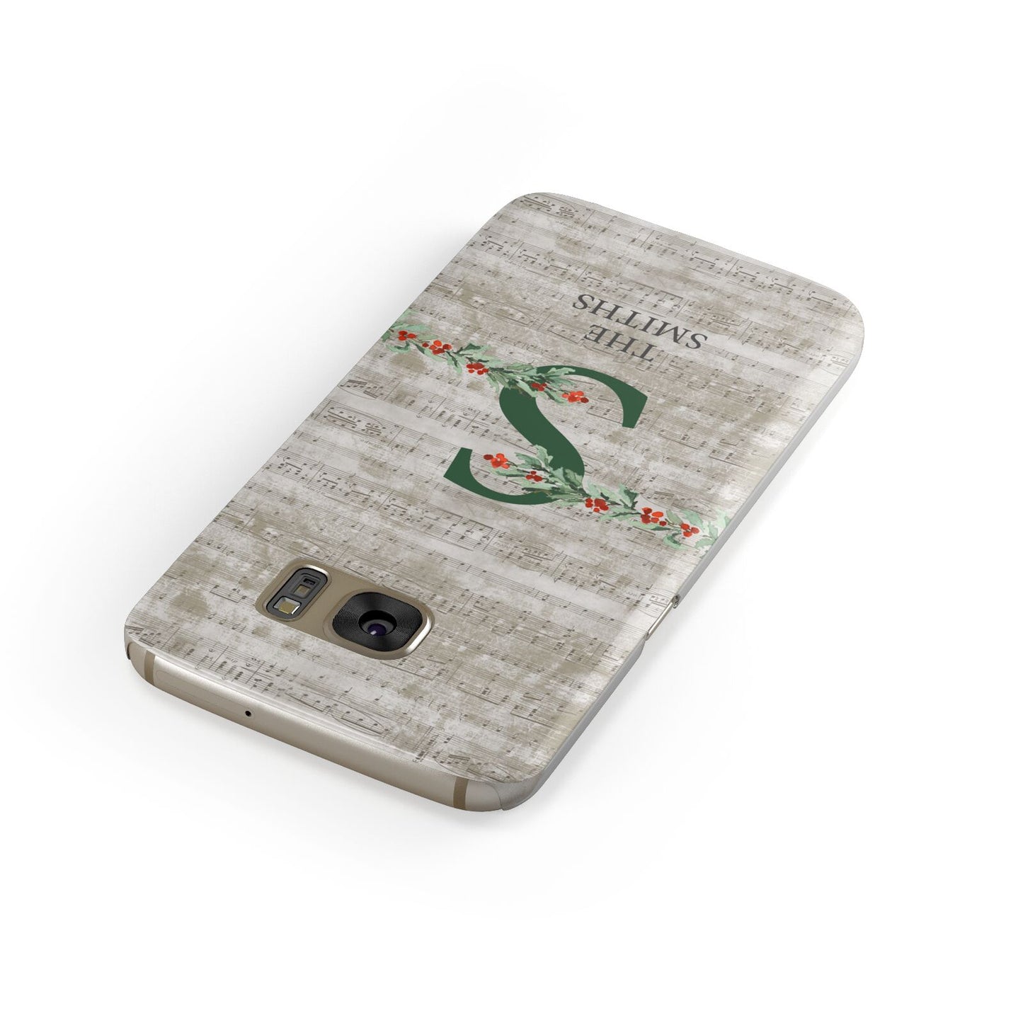 Nostalgic Monogram Personalised Samsung Galaxy Case Front Close Up