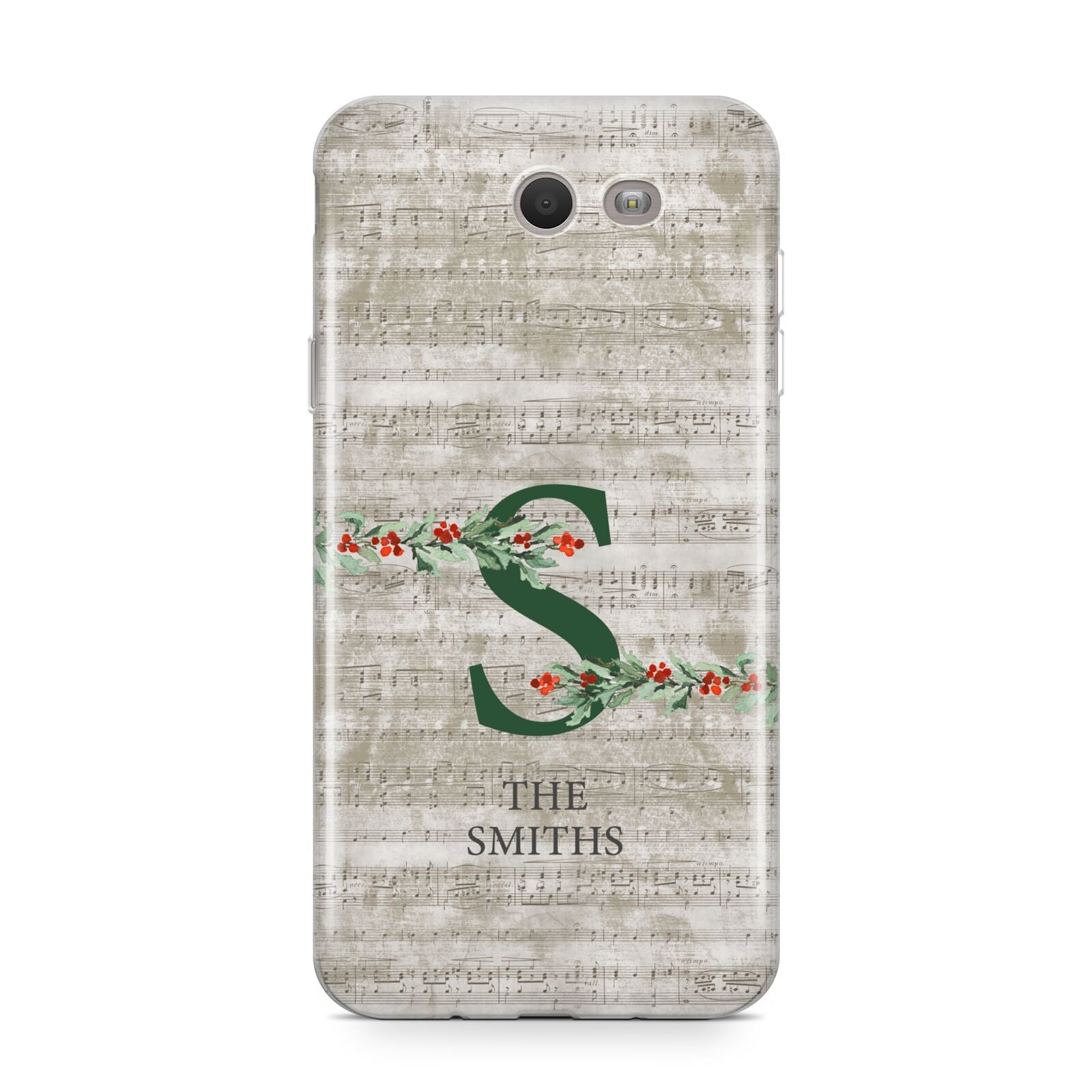 Nostalgic Monogram Personalised Samsung Galaxy J7 2017 Case