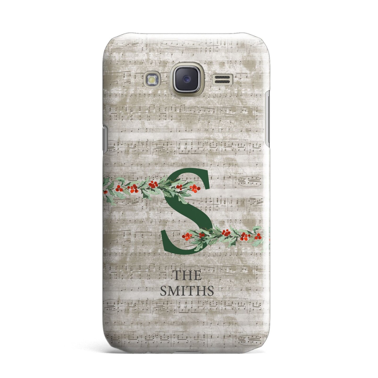 Nostalgic Monogram Personalised Samsung Galaxy J7 Case