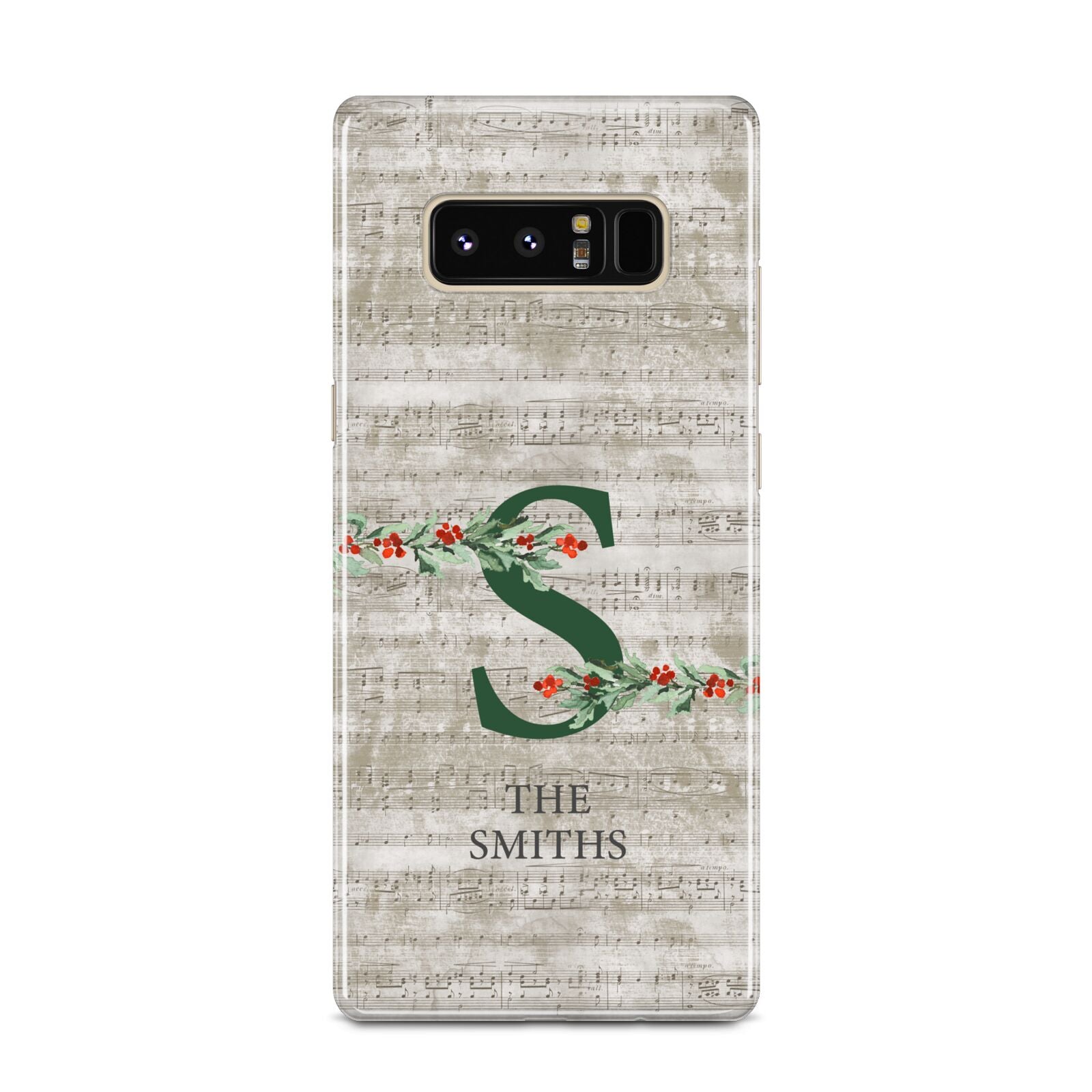 Nostalgic Monogram Personalised Samsung Galaxy Note 8 Case