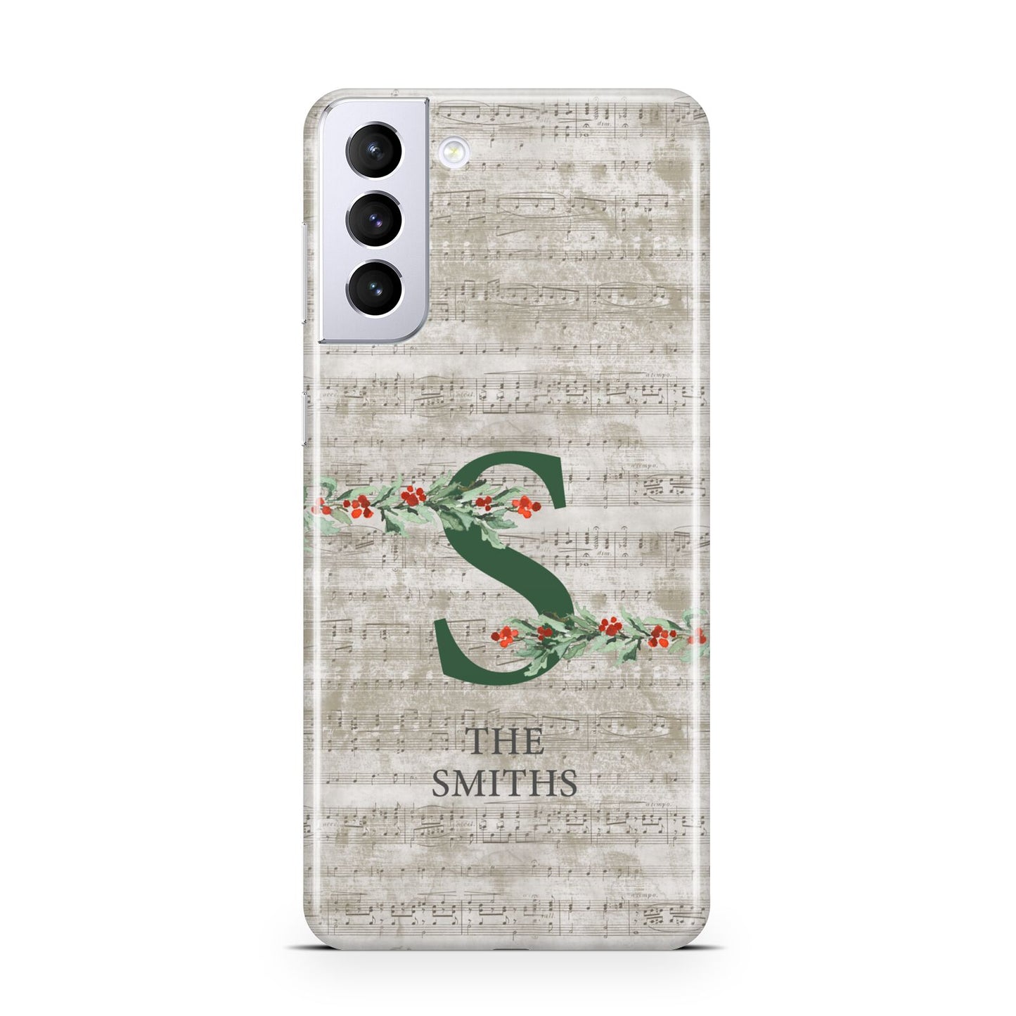 Nostalgic Monogram Personalised Samsung S21 Plus Case