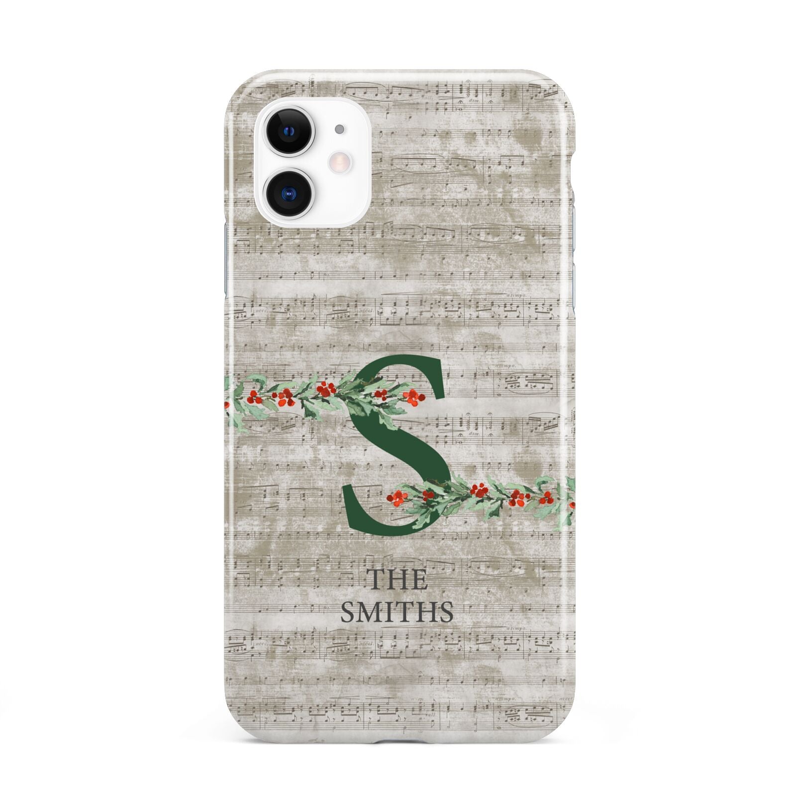 Nostalgic Monogram Personalised iPhone 11 3D Tough Case