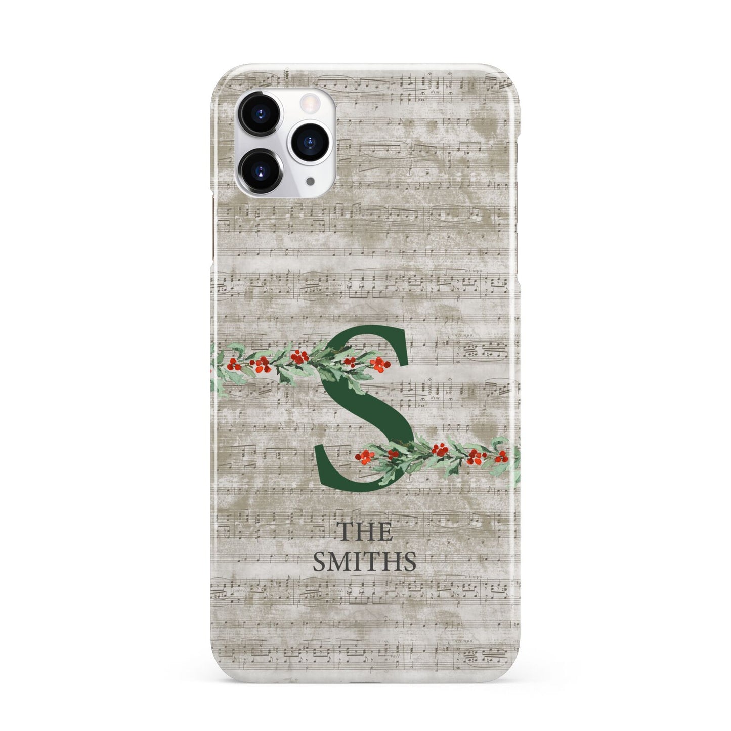 Nostalgic Monogram Personalised iPhone 11 Pro Max 3D Snap Case