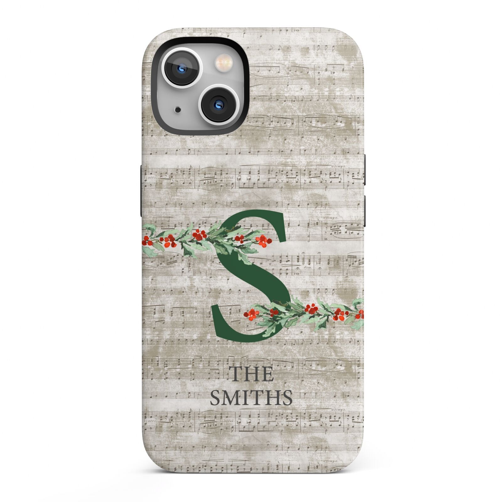 Nostalgic Monogram Personalised iPhone 13 Full Wrap 3D Tough Case