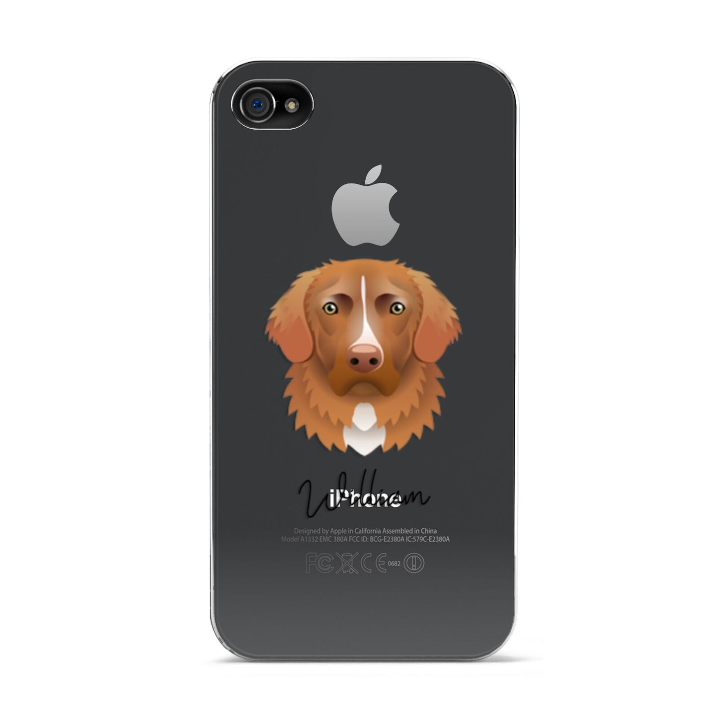 Nova Scotia Duck Tolling Retriever Personalised Apple iPhone 4s Case