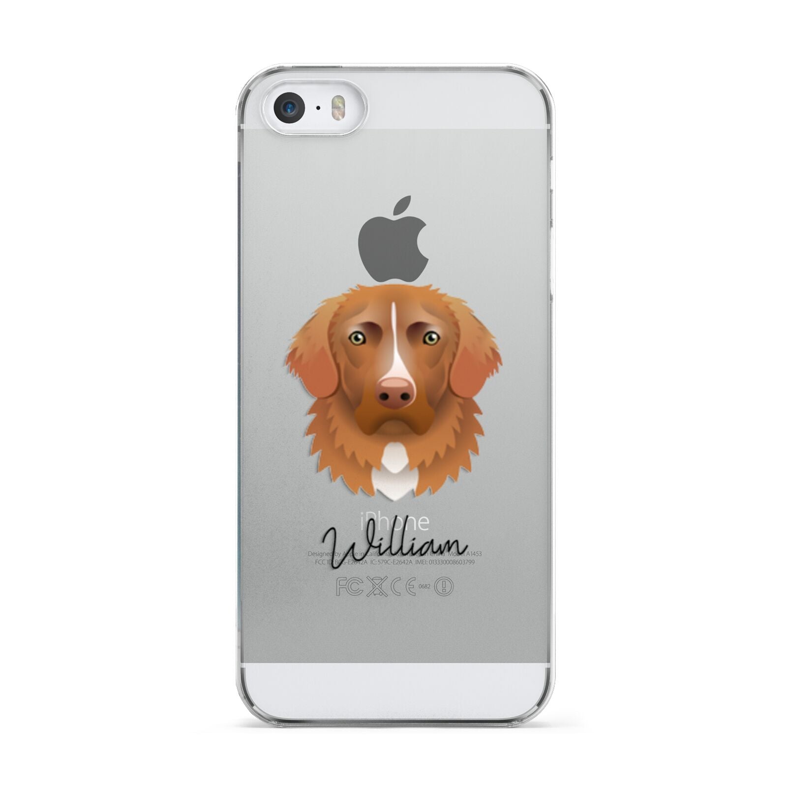 Nova Scotia Duck Tolling Retriever Personalised Apple iPhone 5 Case