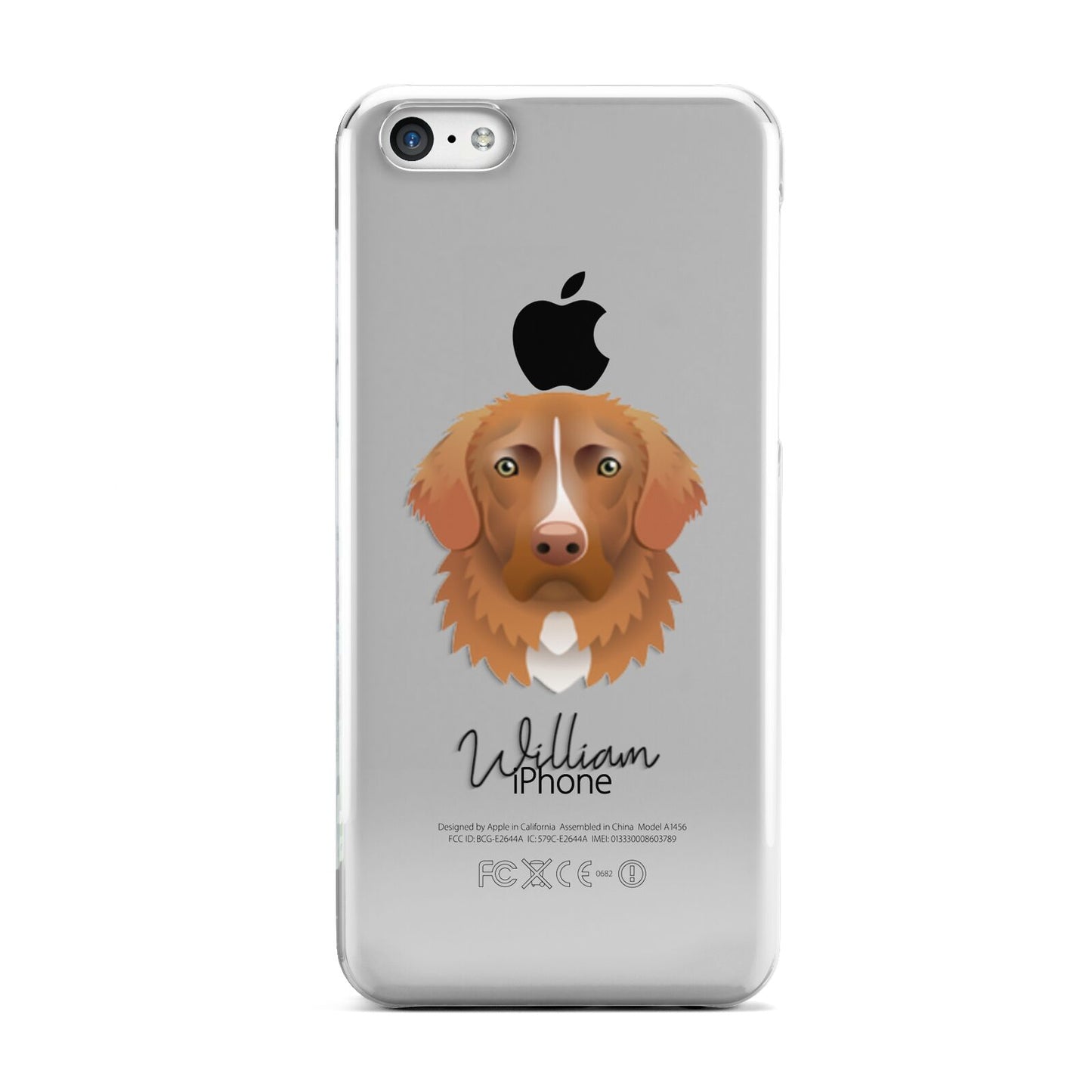 Nova Scotia Duck Tolling Retriever Personalised Apple iPhone 5c Case