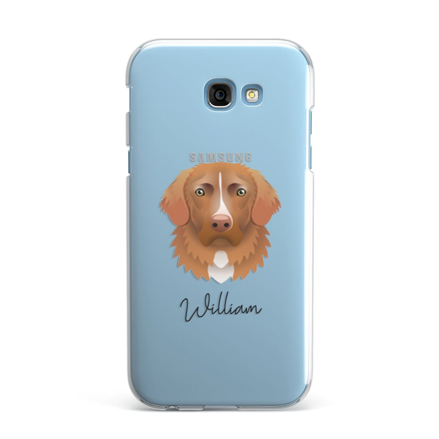 Nova Scotia Duck Tolling Retriever Personalised Samsung Galaxy A7 2017 Case