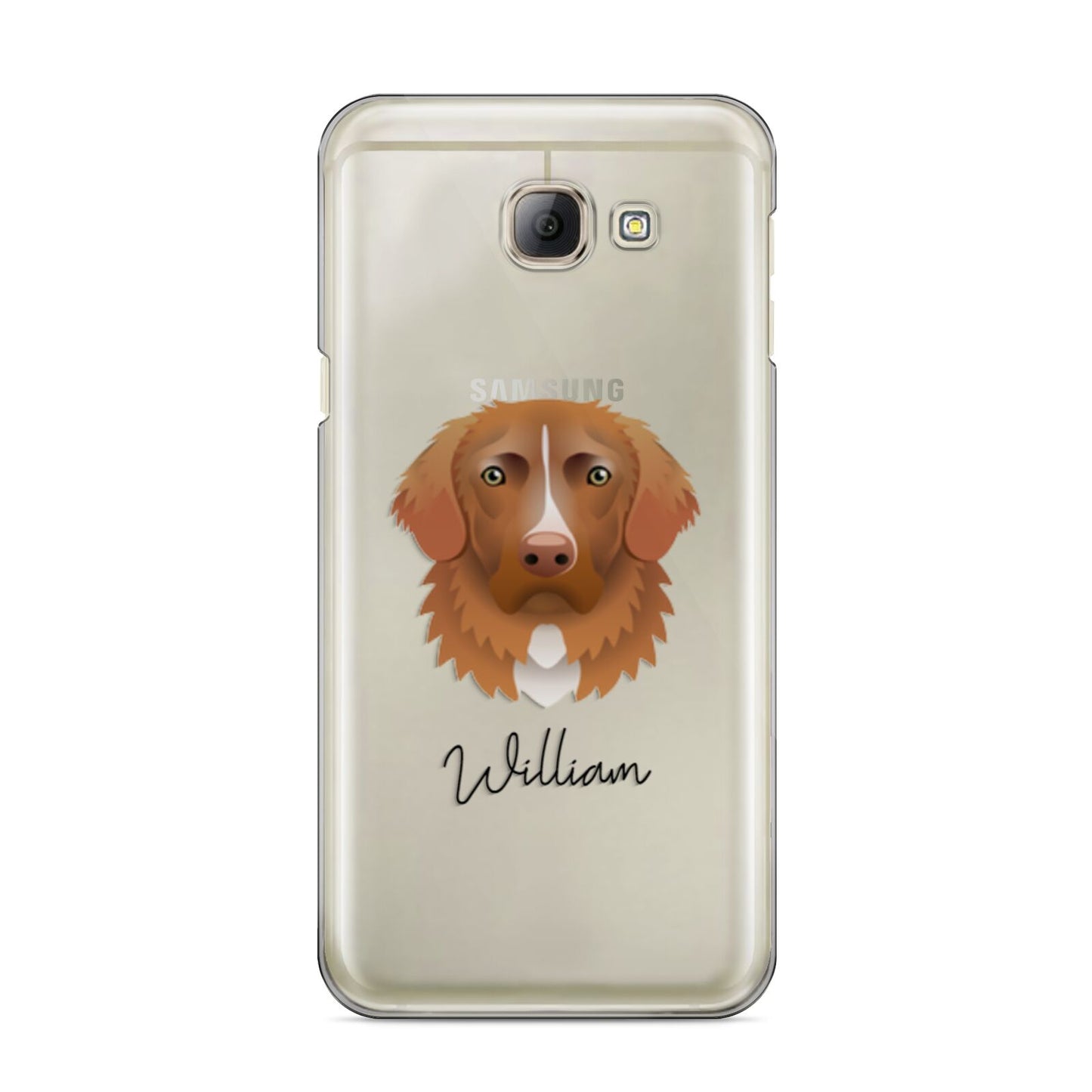 Nova Scotia Duck Tolling Retriever Personalised Samsung Galaxy A8 2016 Case