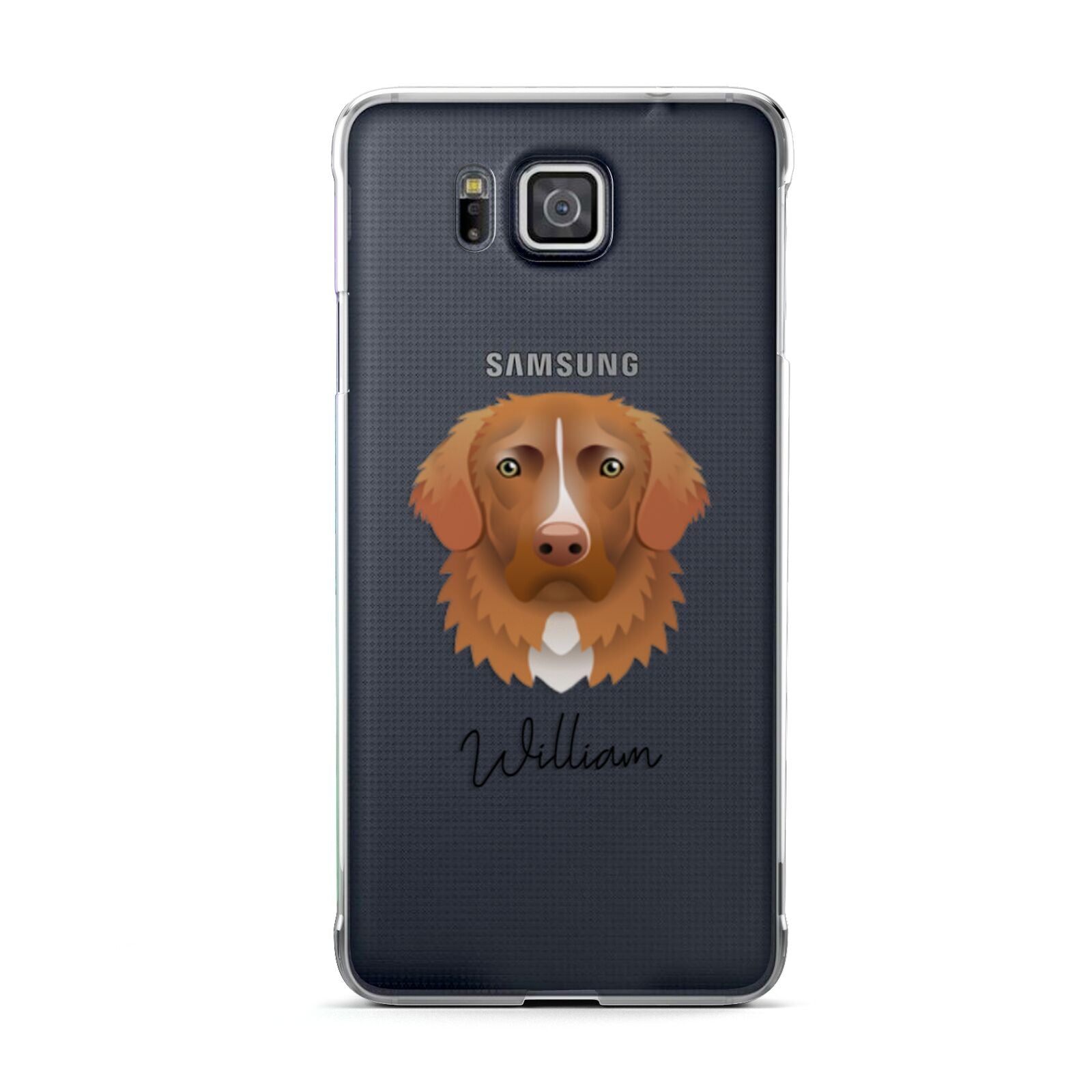 Nova Scotia Duck Tolling Retriever Personalised Samsung Galaxy Alpha Case