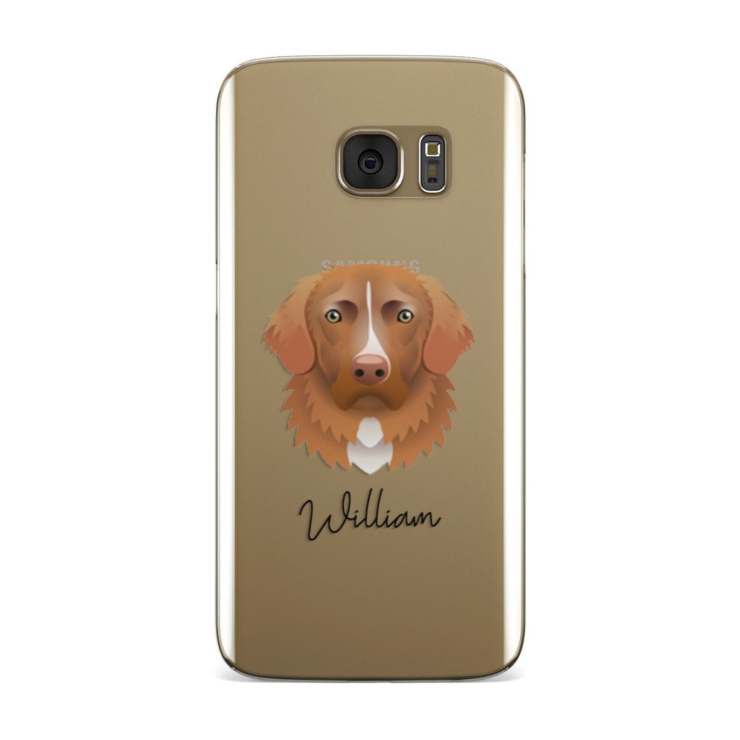 Nova Scotia Duck Tolling Retriever Personalised Samsung Galaxy Case