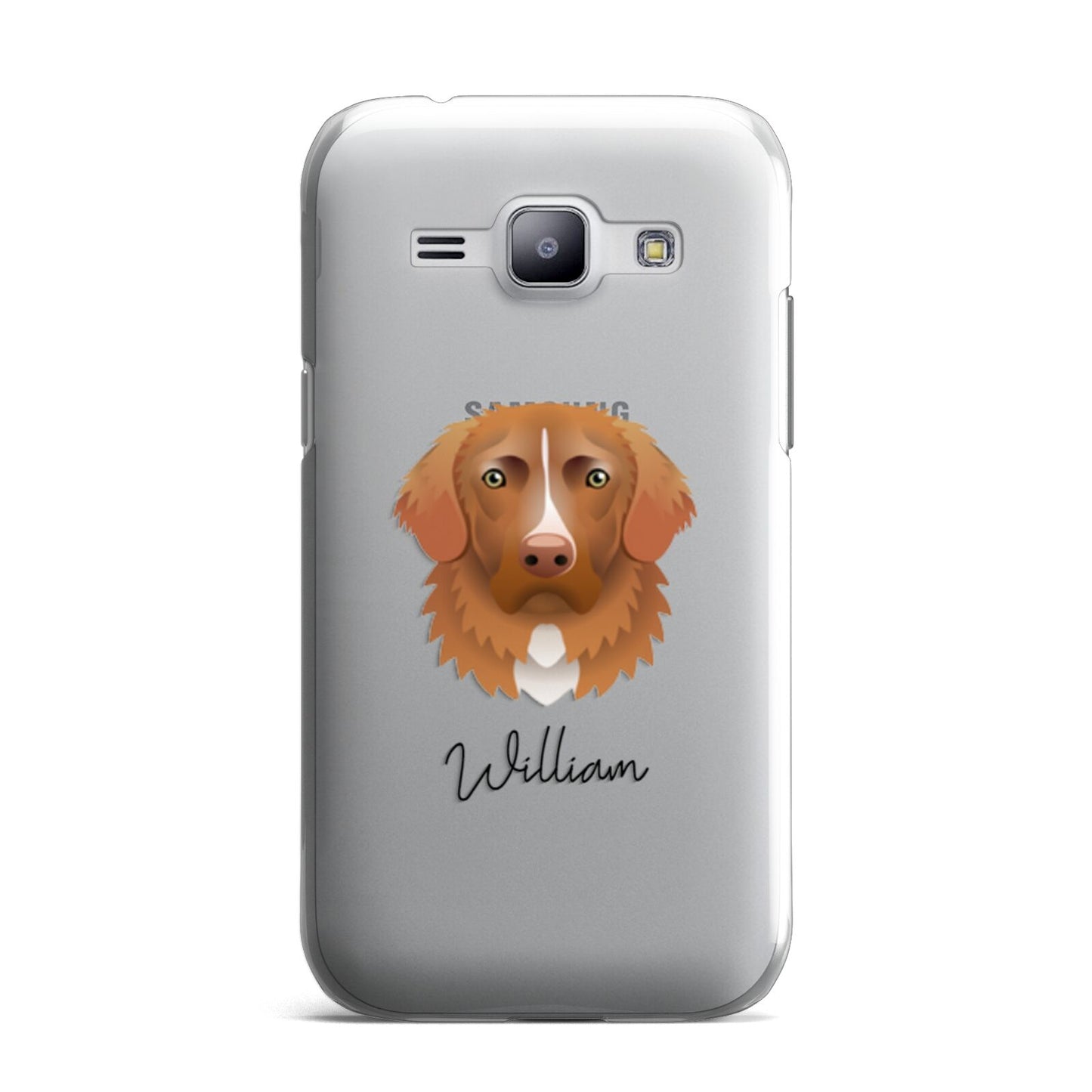 Nova Scotia Duck Tolling Retriever Personalised Samsung Galaxy J1 2015 Case