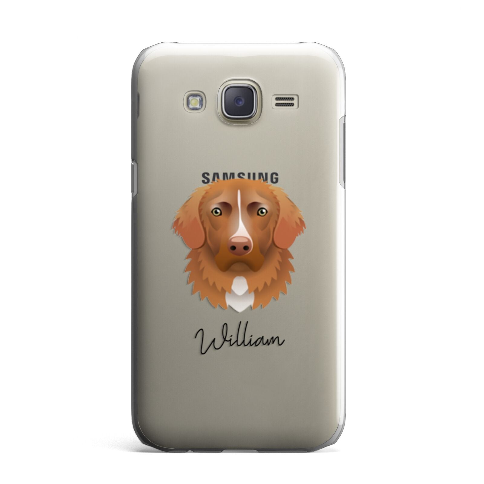 Nova Scotia Duck Tolling Retriever Personalised Samsung Galaxy J7 Case