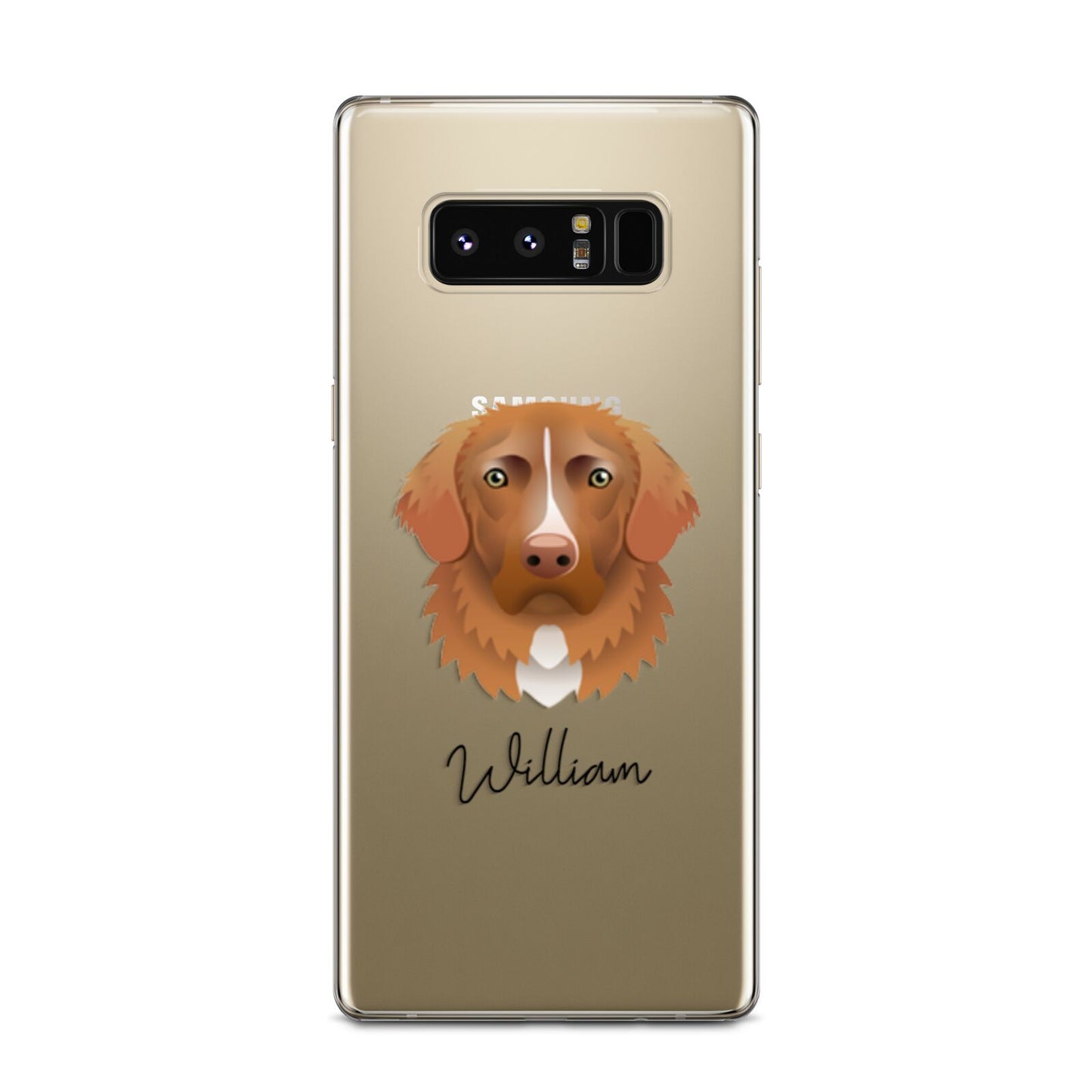 Nova Scotia Duck Tolling Retriever Personalised Samsung Galaxy Note 8 Case