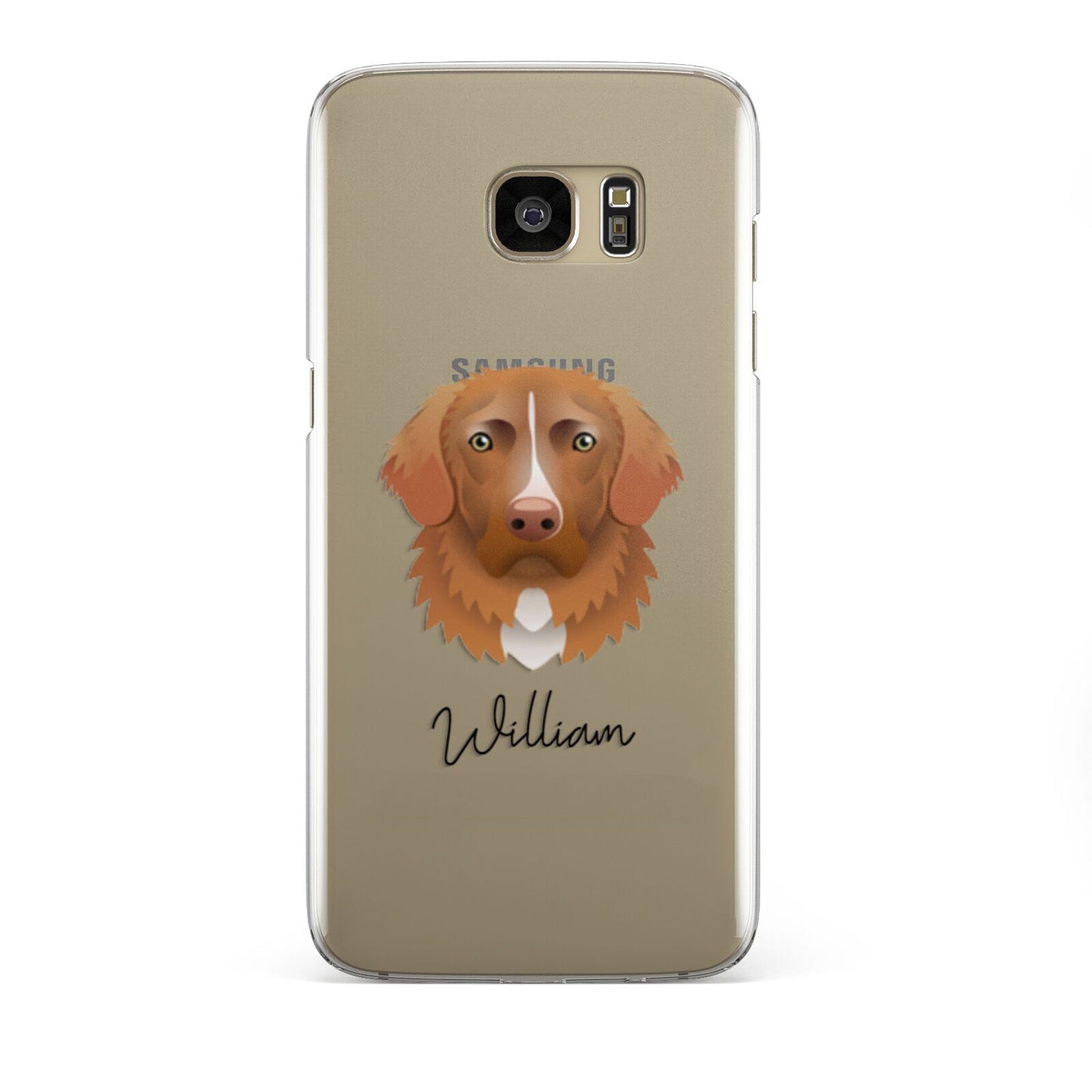 Nova Scotia Duck Tolling Retriever Personalised Samsung Galaxy S7 Edge Case