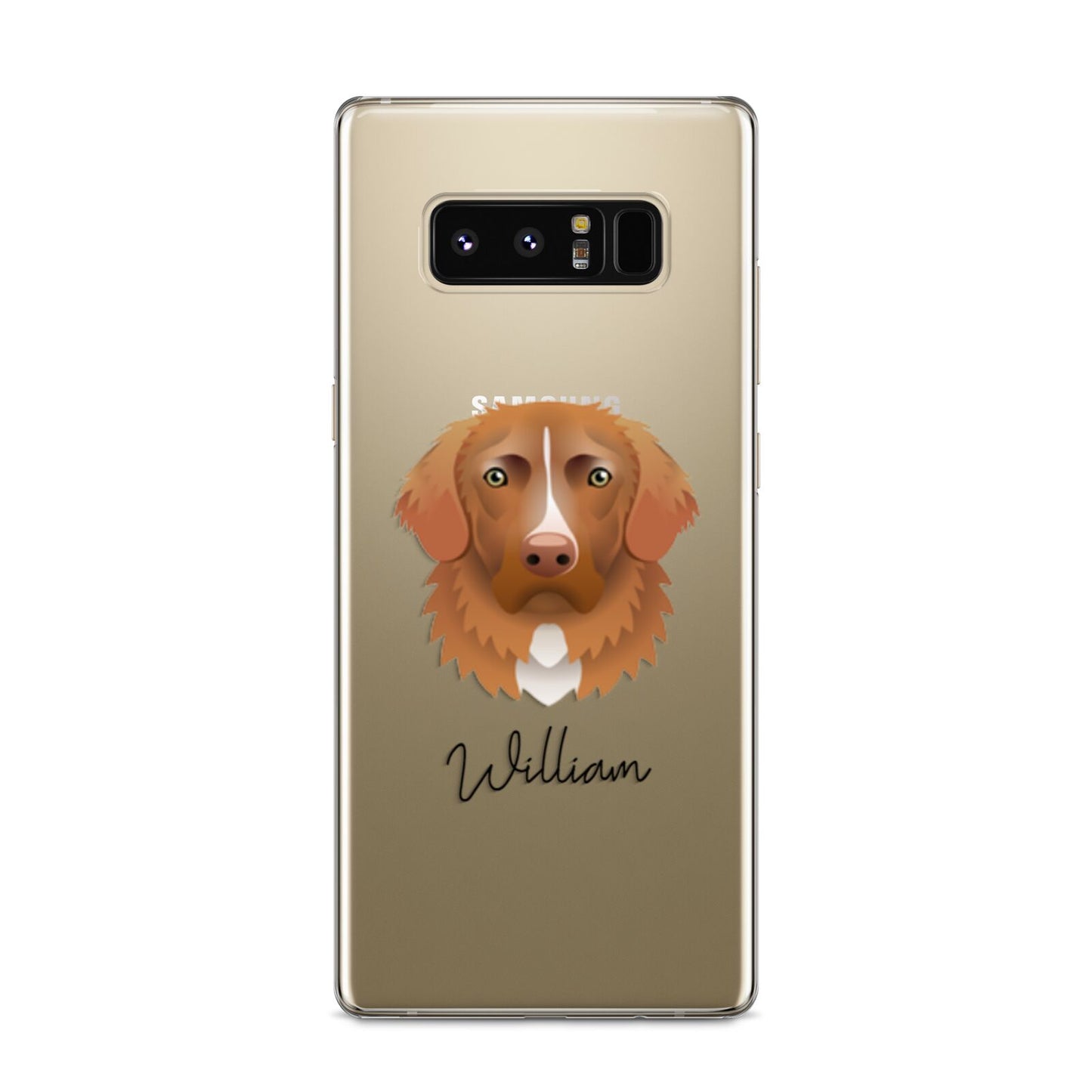 Nova Scotia Duck Tolling Retriever Personalised Samsung Galaxy S8 Case