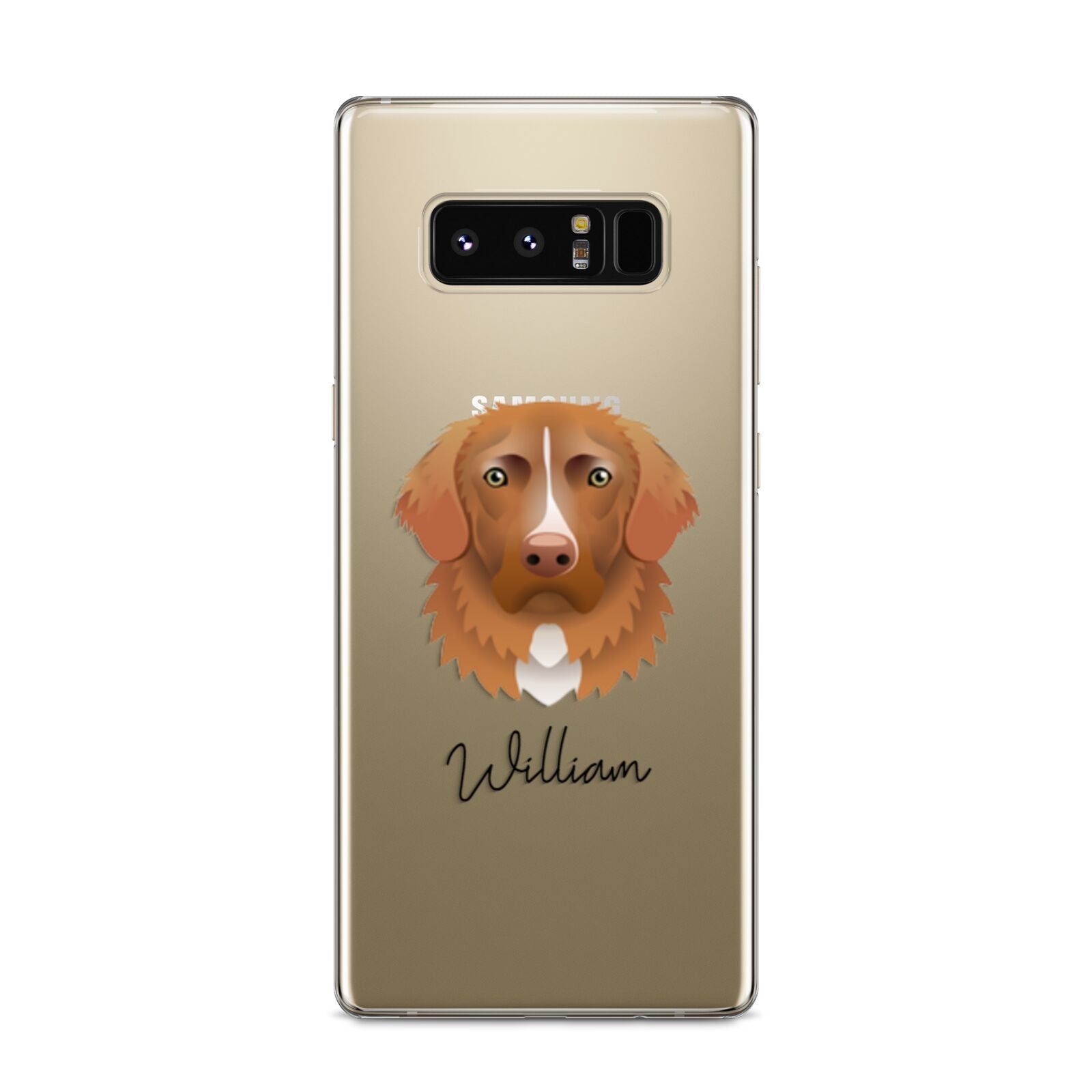 Nova Scotia Duck Tolling Retriever Personalised Samsung Galaxy S8 Case