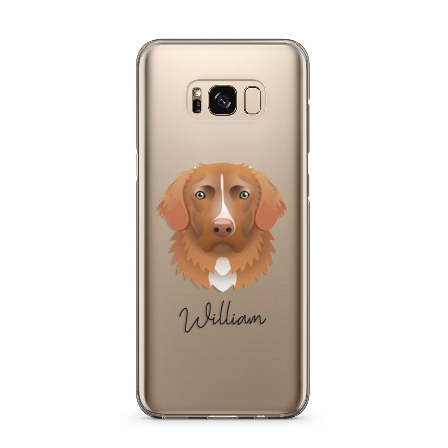 Nova Scotia Duck Tolling Retriever Personalised Samsung Galaxy S8 Plus Case