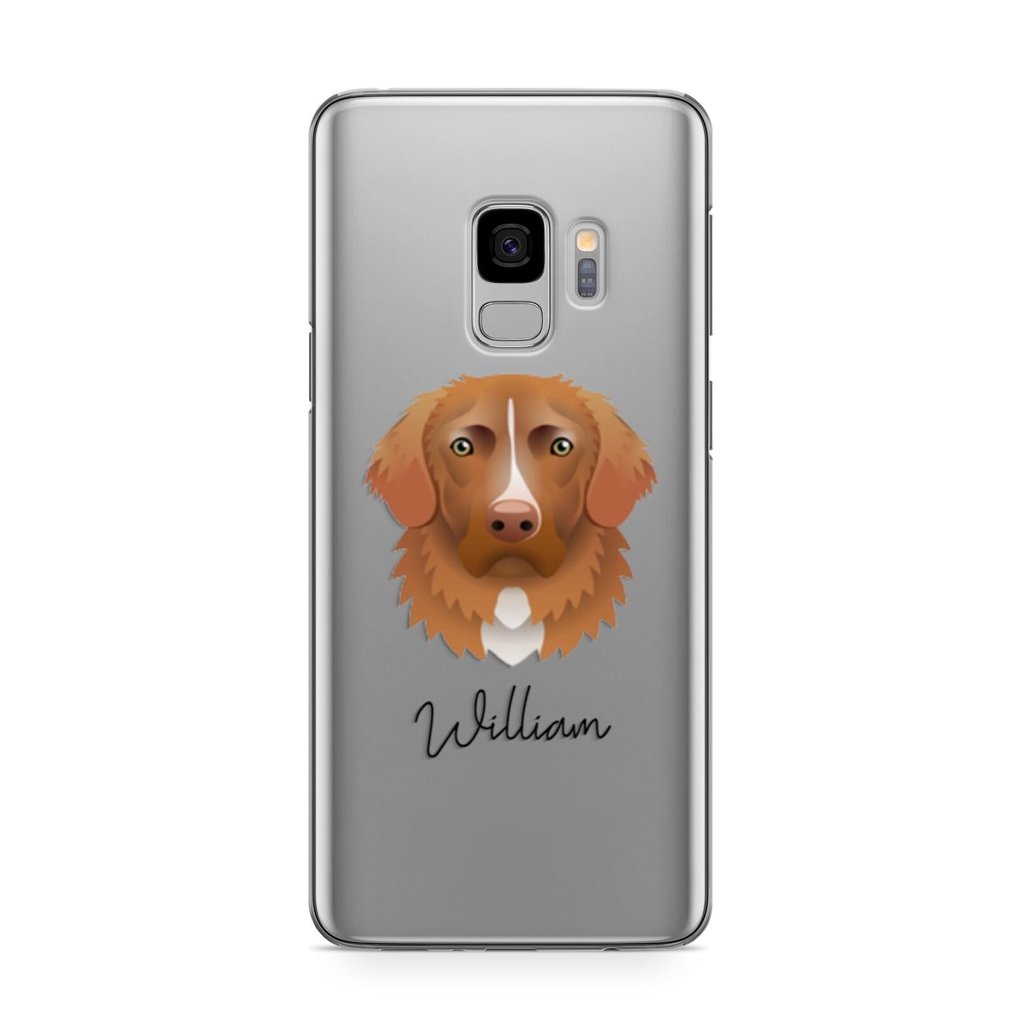 Nova Scotia Duck Tolling Retriever Personalised Samsung Galaxy S9 Case