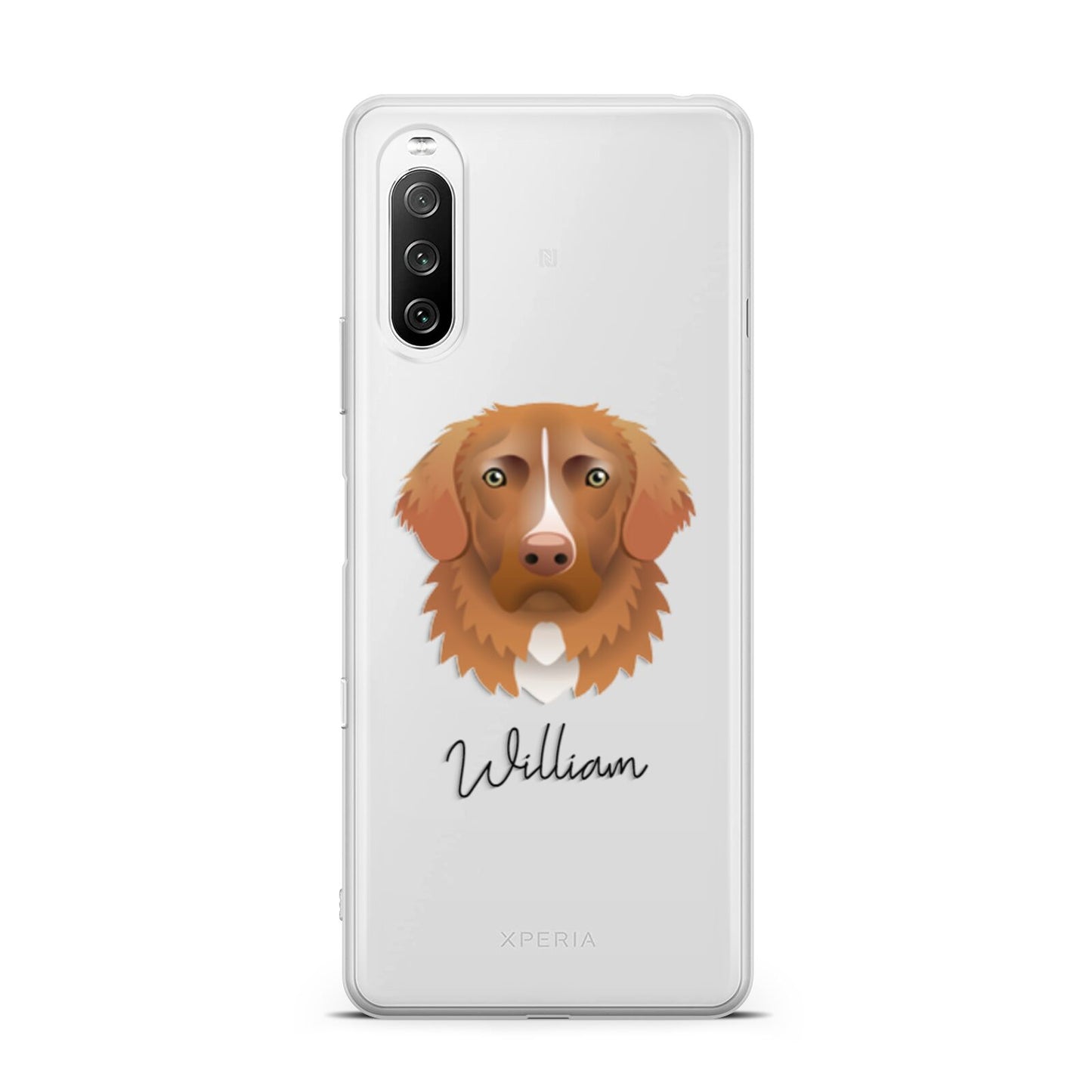 Nova Scotia Duck Tolling Retriever Personalised Sony Xperia 10 III Case