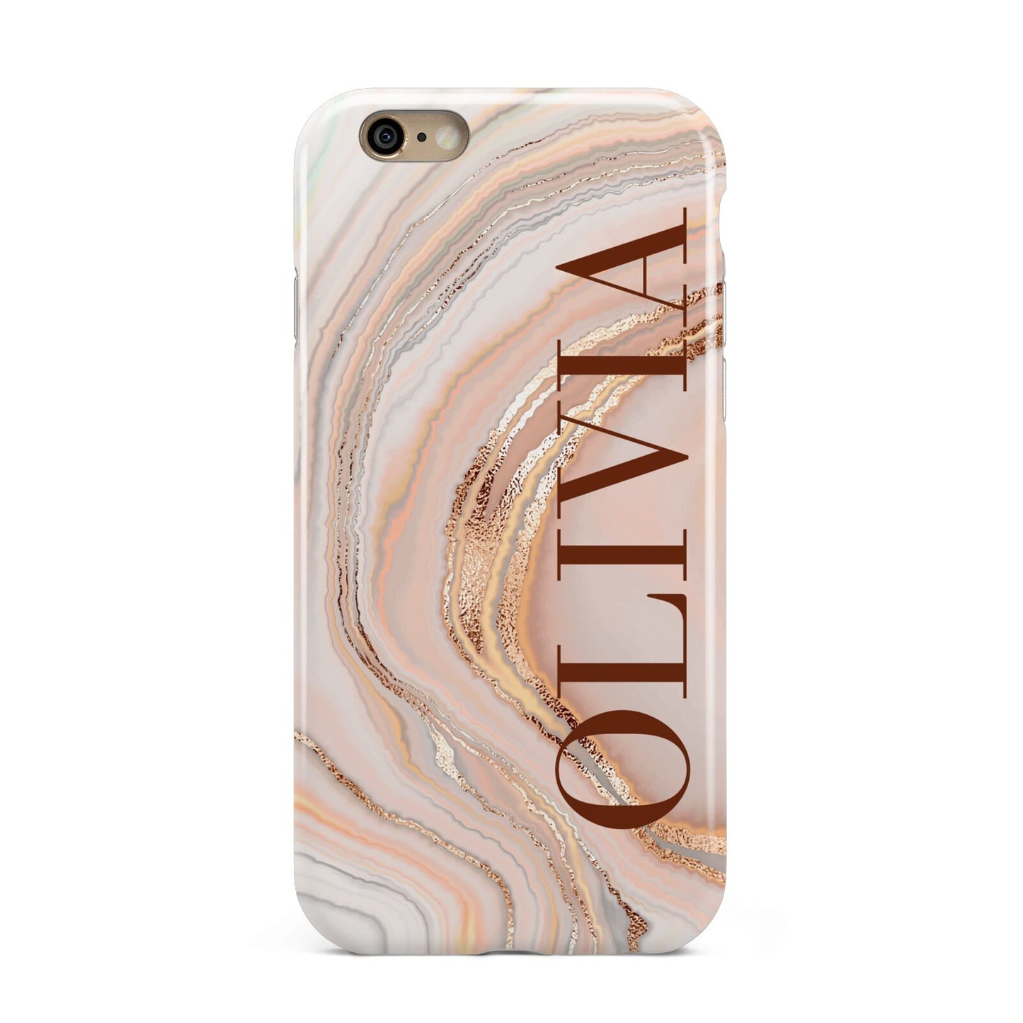 Nude Agate Apple iPhone 6 3D Tough Case