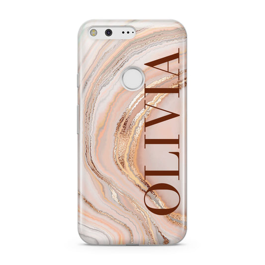 Nude Agate Google Pixel Case