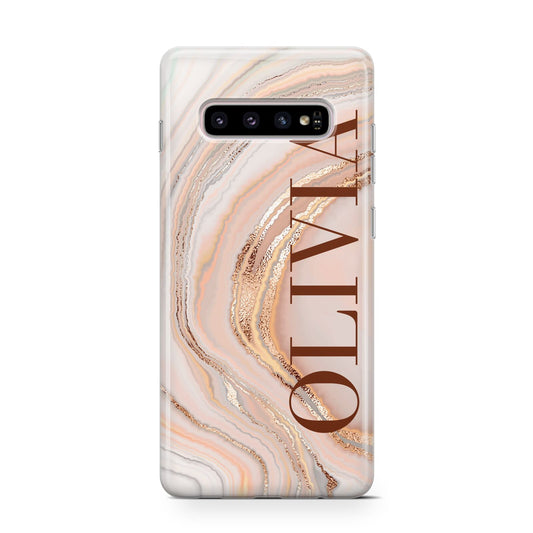 Nude Agate Protective Samsung Galaxy Case