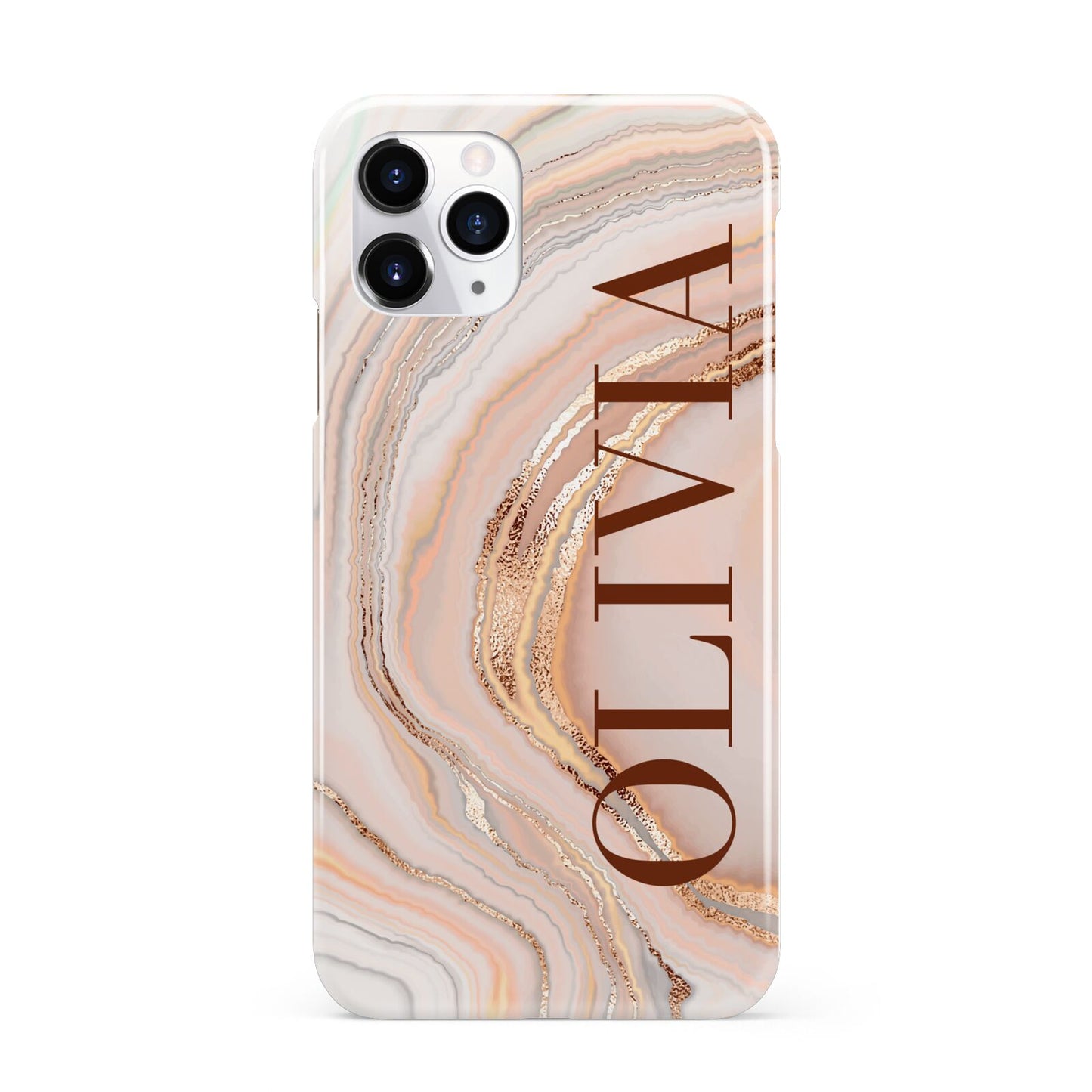 Nude Agate iPhone 11 Pro 3D Snap Case