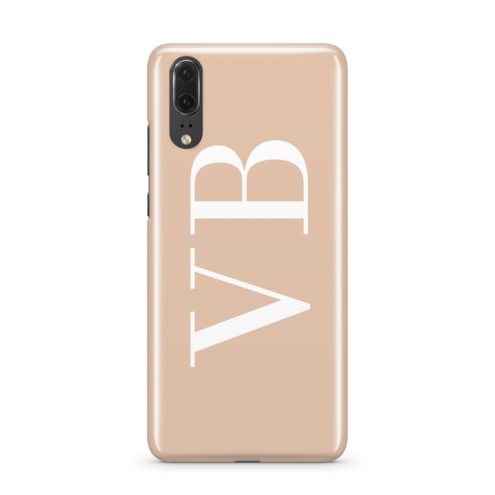 Nude And White Personalised Huawei P20 Phone Case