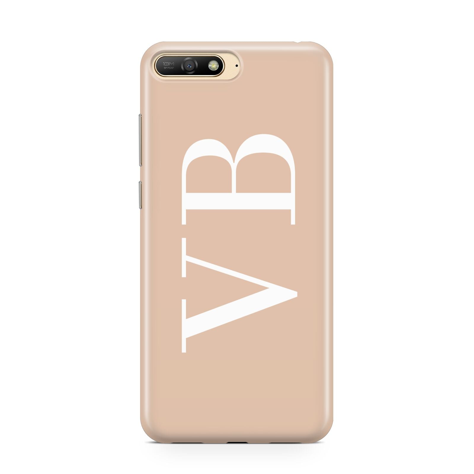 Nude And White Personalised Huawei Y6 2018