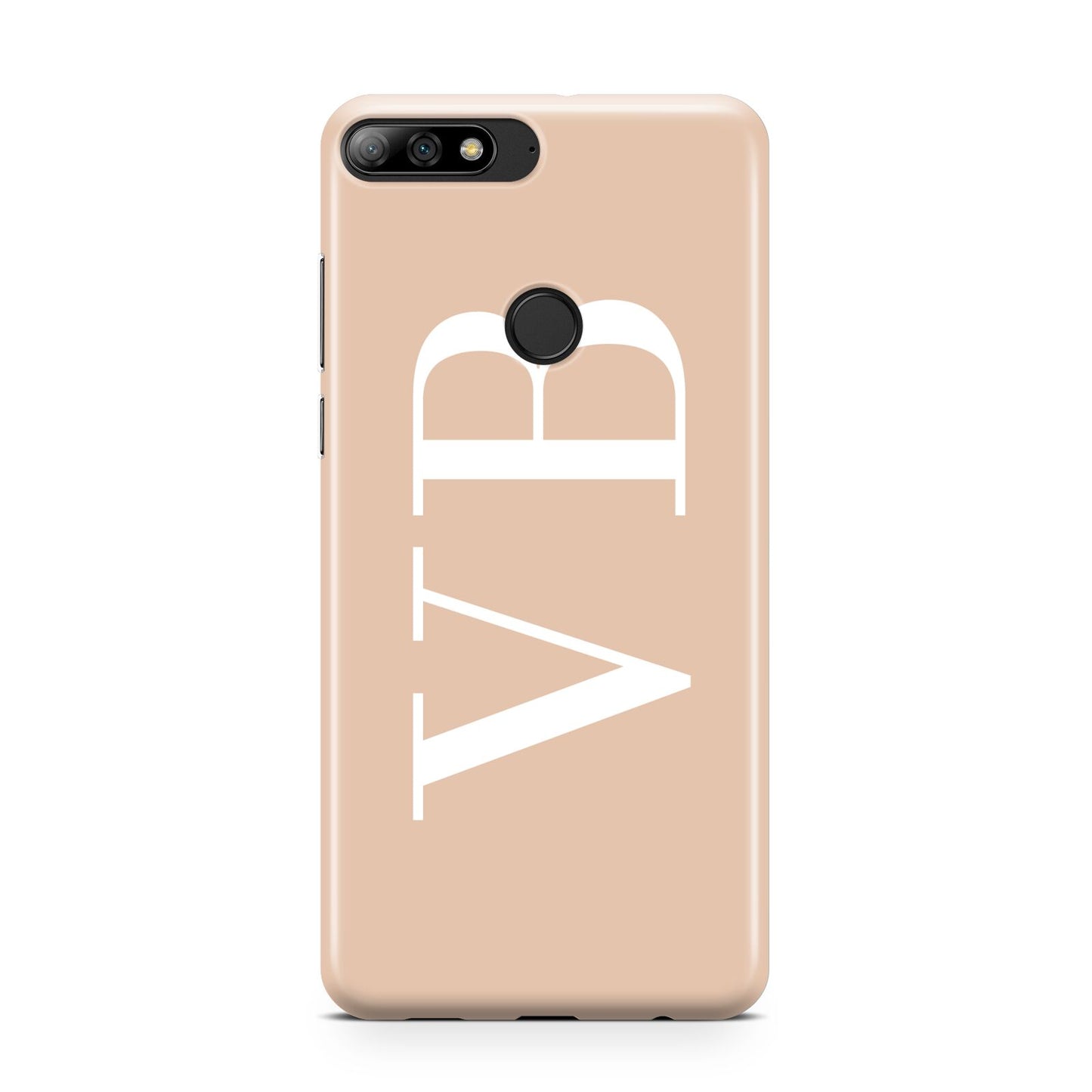 Nude And White Personalised Huawei Y7 2018