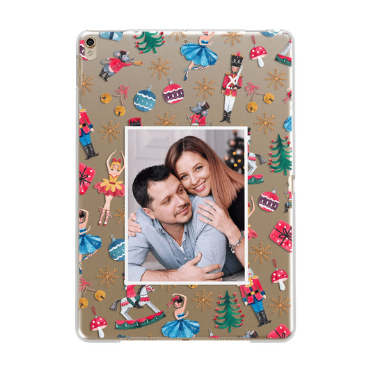 Nutcracker Personalised Photo Apple iPad Gold Case