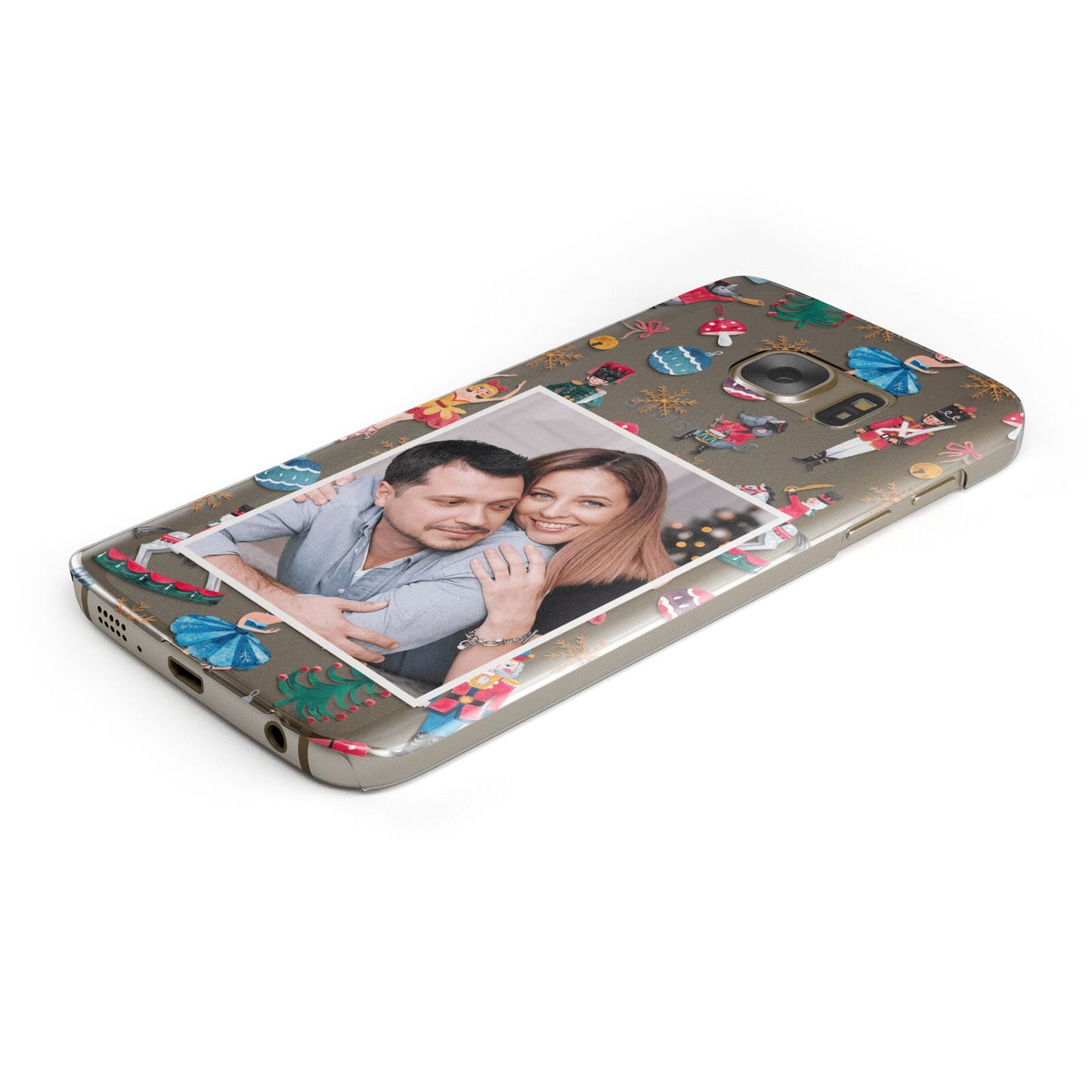 Nutcracker Personalised Photo Samsung Galaxy Case Bottom Cutout