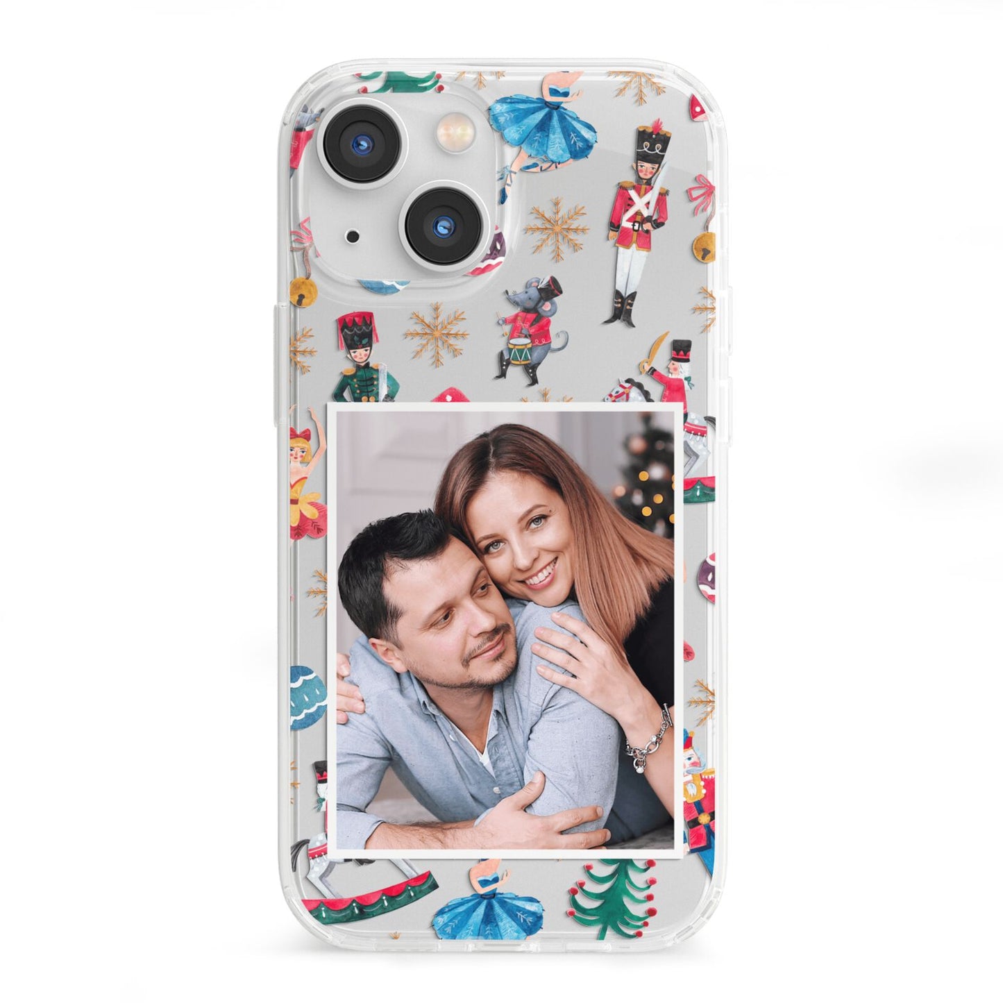 Nutcracker Personalised Photo iPhone 13 Mini Clear Bumper Case