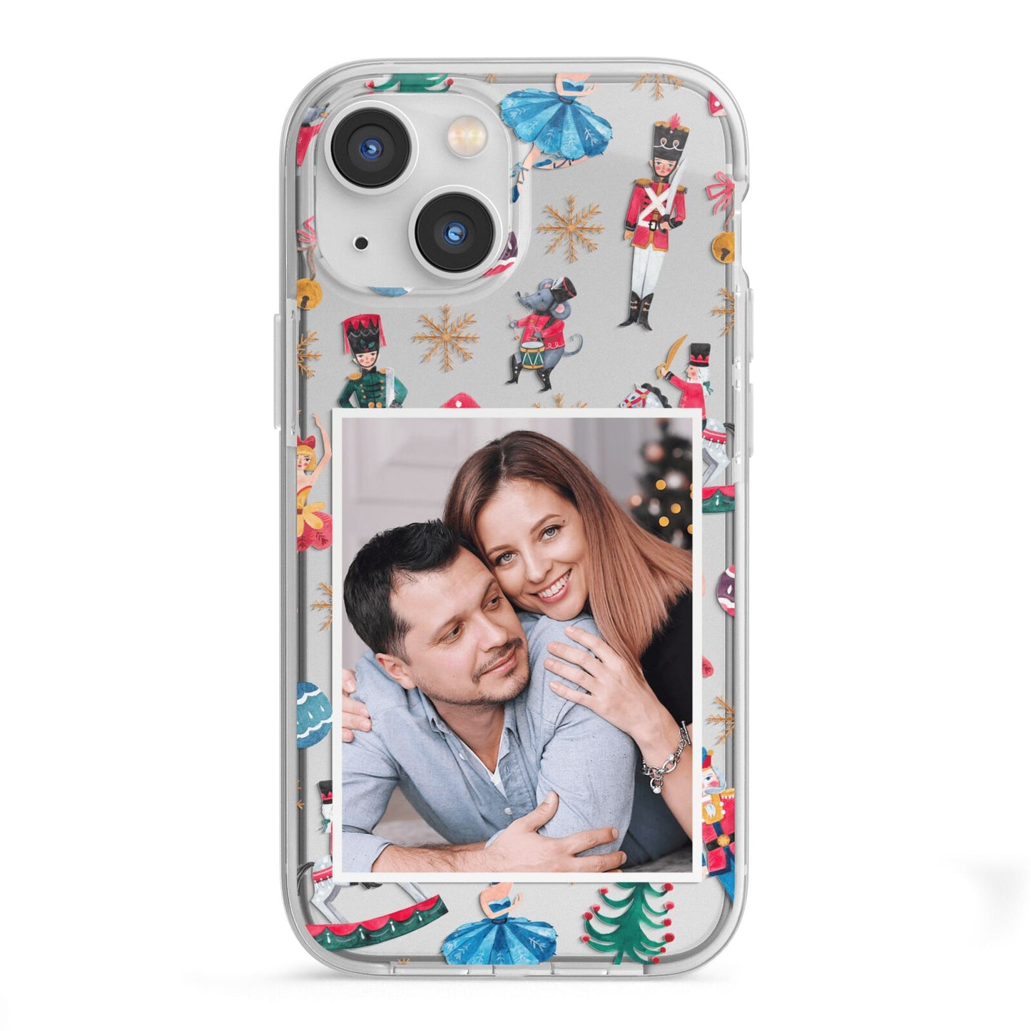 Nutcracker Personalised Photo iPhone 13 Mini TPU Impact Case with White Edges