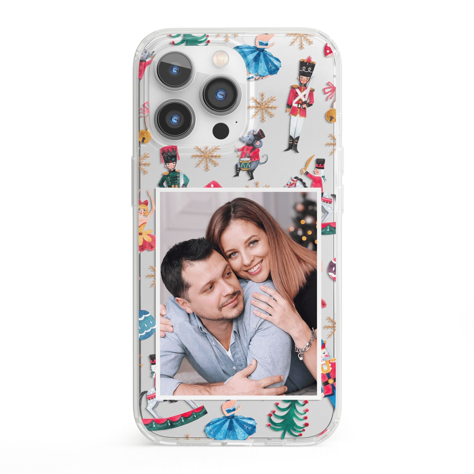 Nutcracker Personalised Photo iPhone 13 Pro Clear Bumper Case