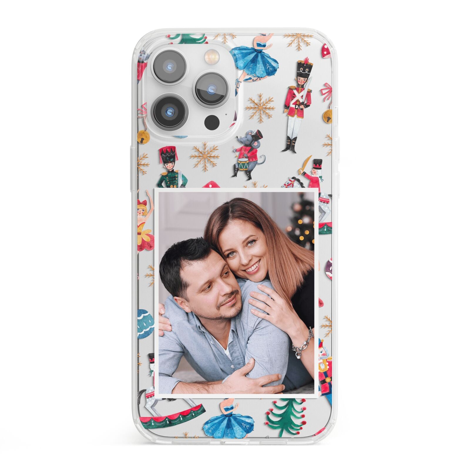 Nutcracker Personalised Photo iPhone 13 Pro Max Clear Bumper Case