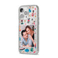 Nutcracker Personalised Photo iPhone 14 Pro Max Glitter Tough Case Silver Angled Image