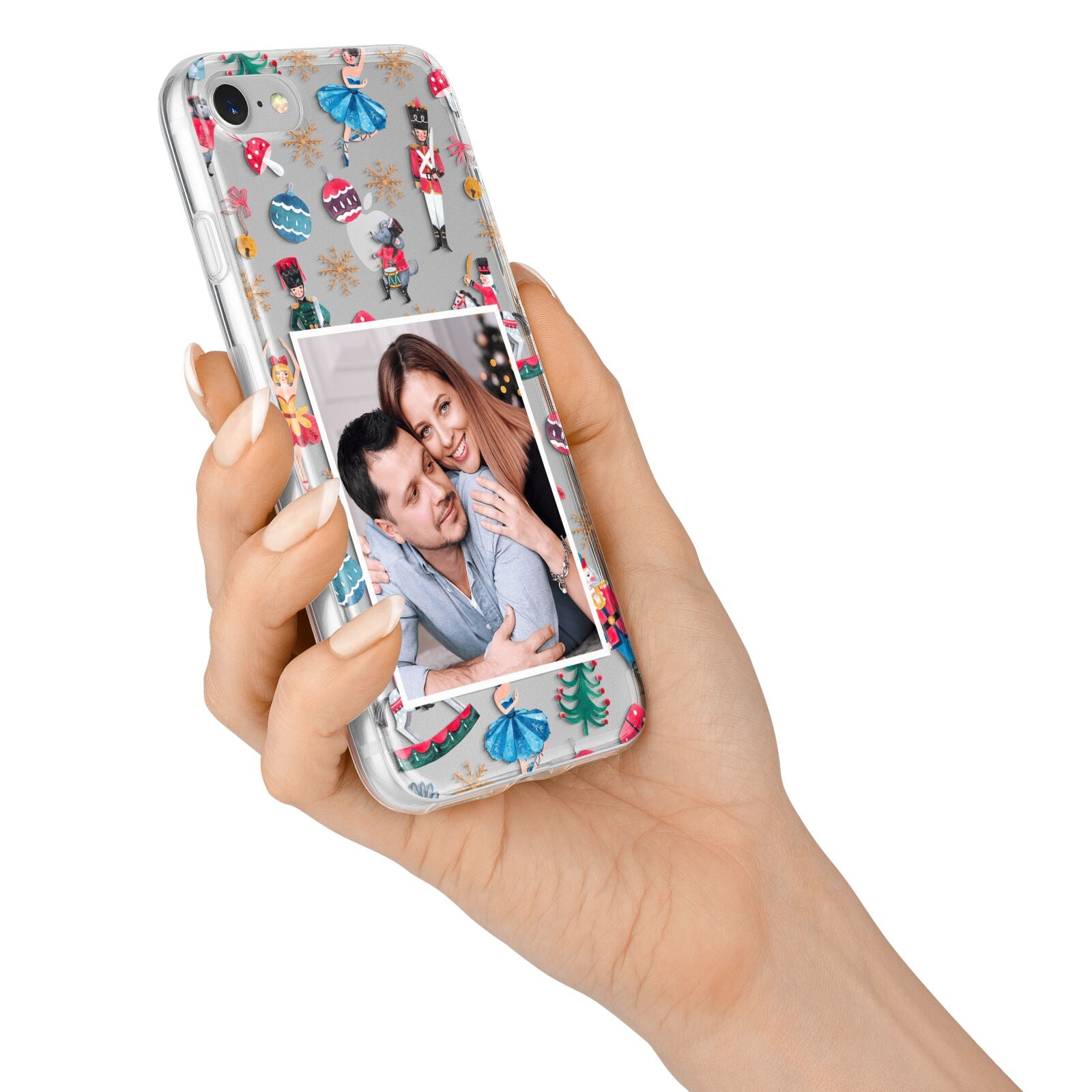 Nutcracker Personalised Photo iPhone 7 Bumper Case on Silver iPhone Alternative Image