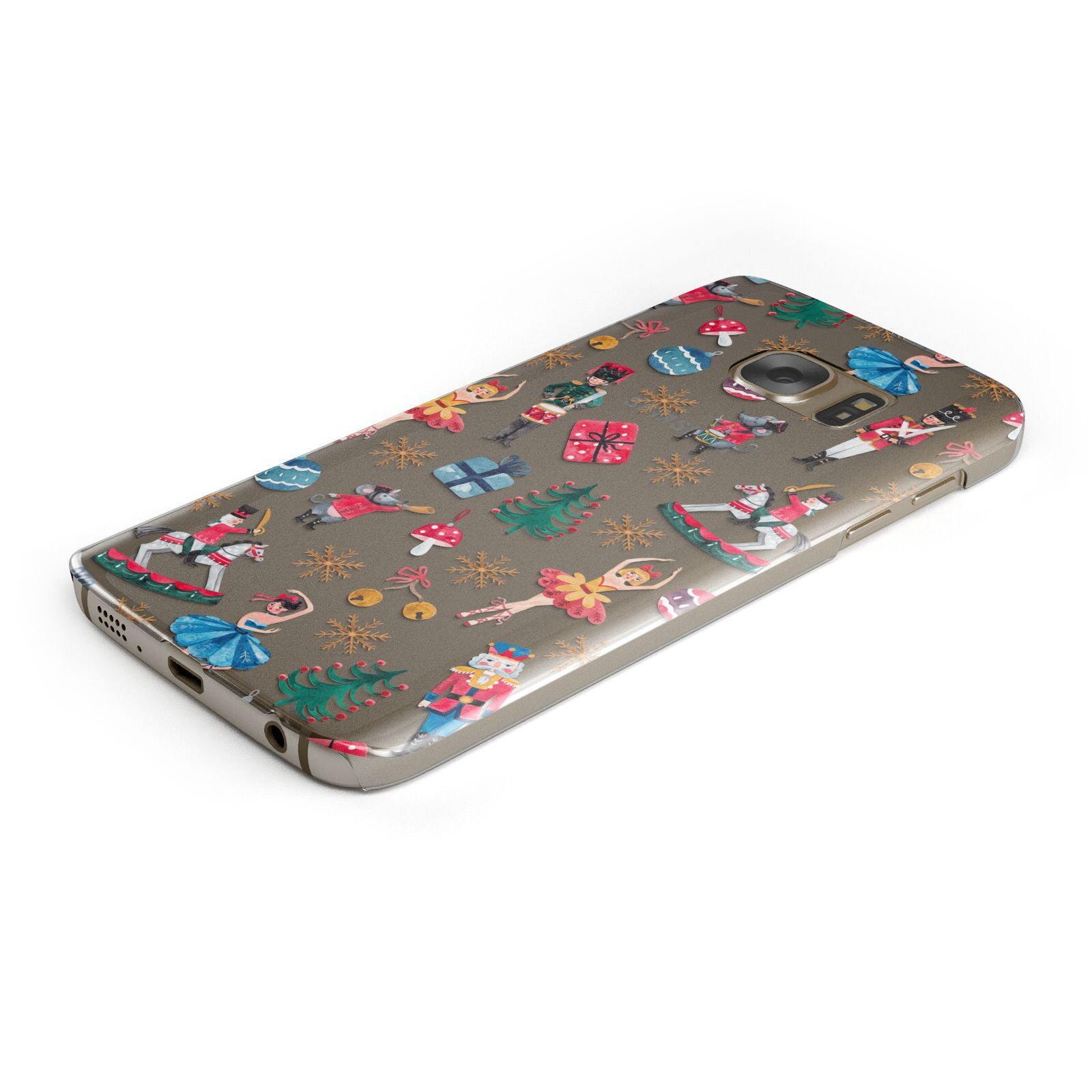 Nutcracker Protective Samsung Galaxy Case Angled Image