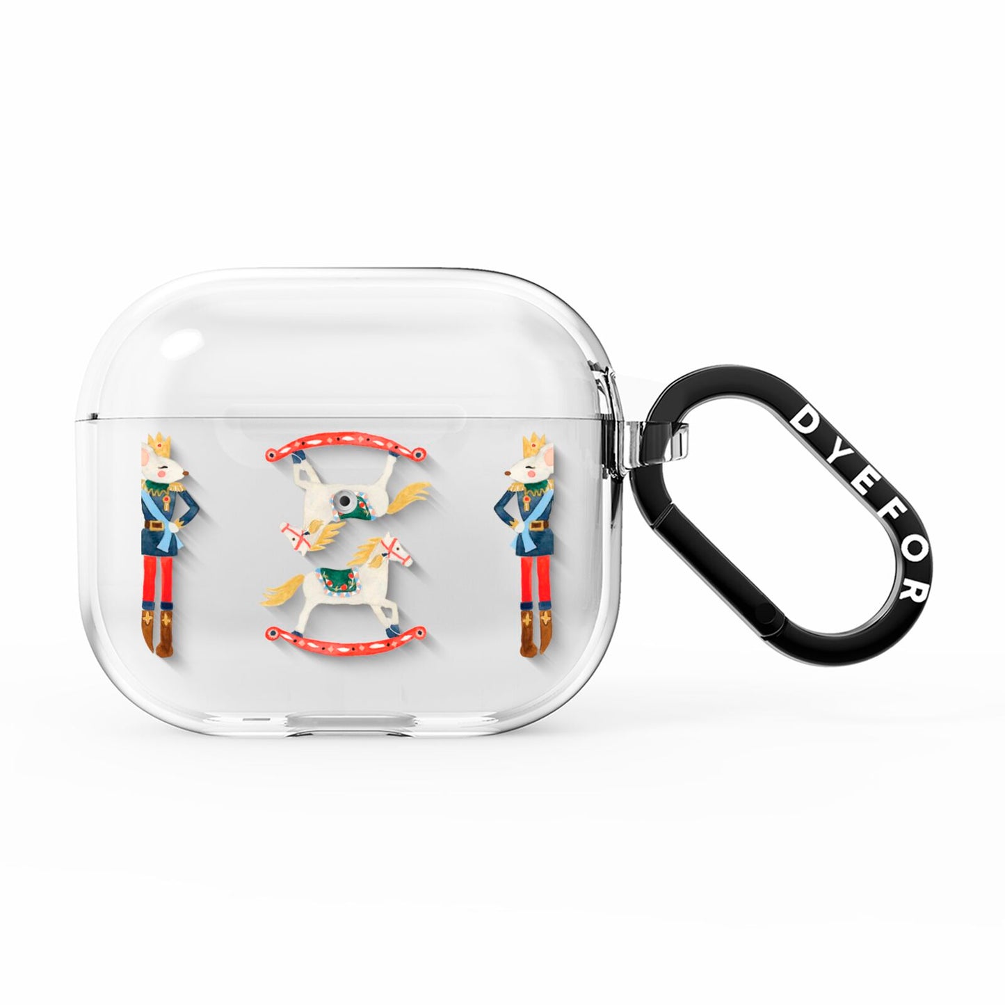 Nutcracker Rocking Horse AirPods Clear Case 3rd Gen