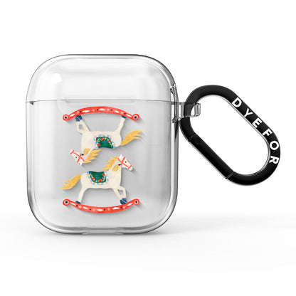 Nutcracker Rocking Horse AirPods Clear Case