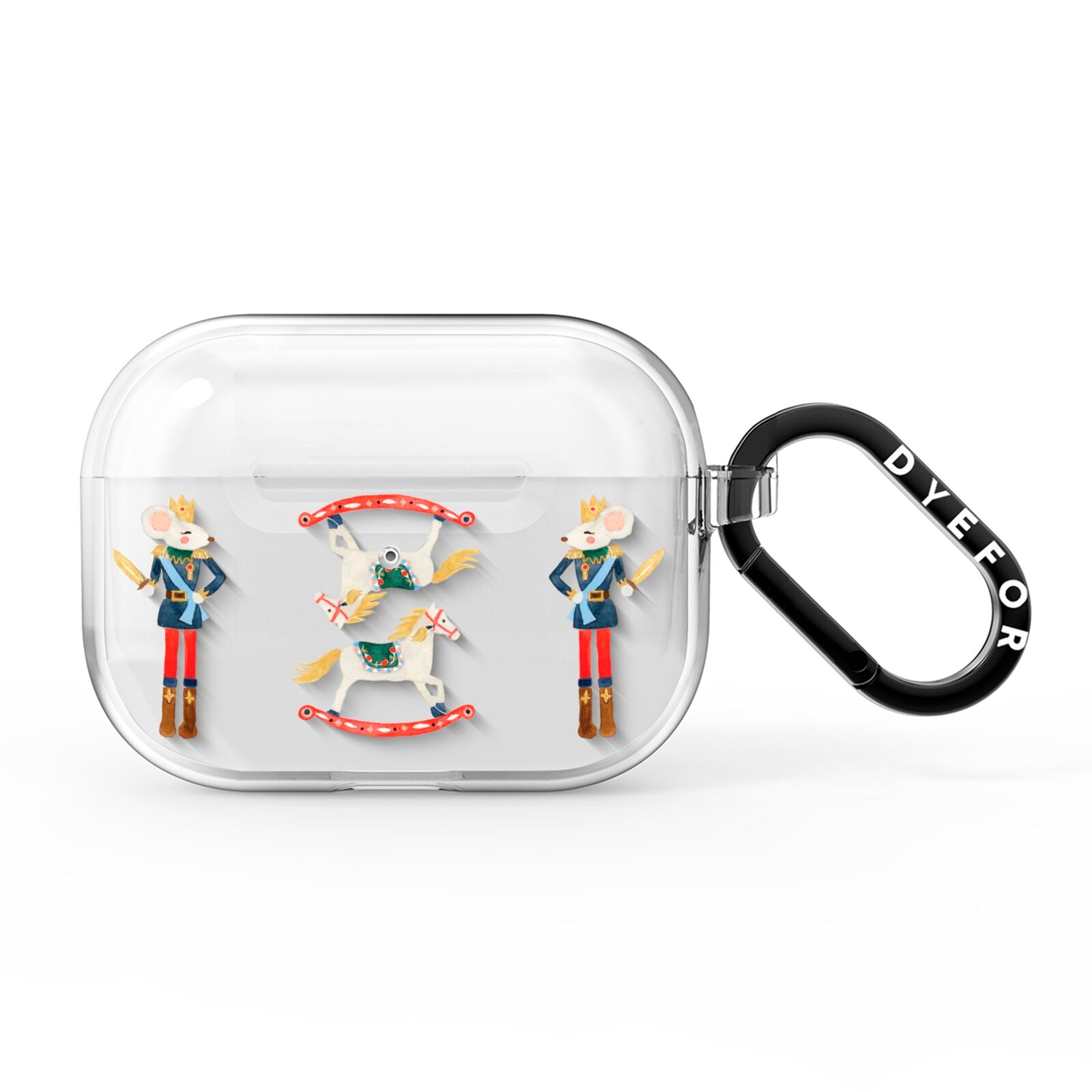 Nutcracker Rocking Horse AirPods Pro Clear Case