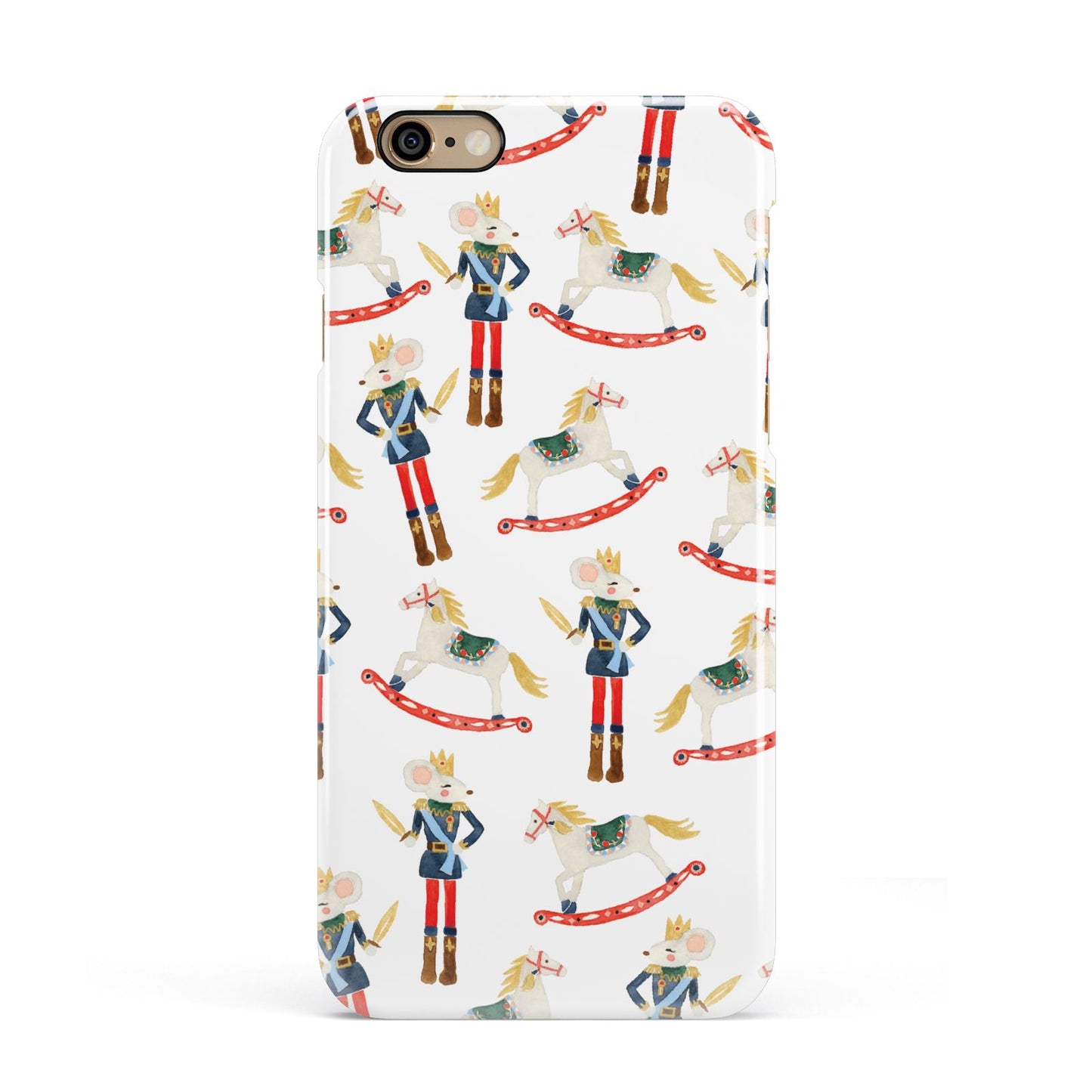 Nutcracker Rocking Horse Apple iPhone 6 3D Snap Case