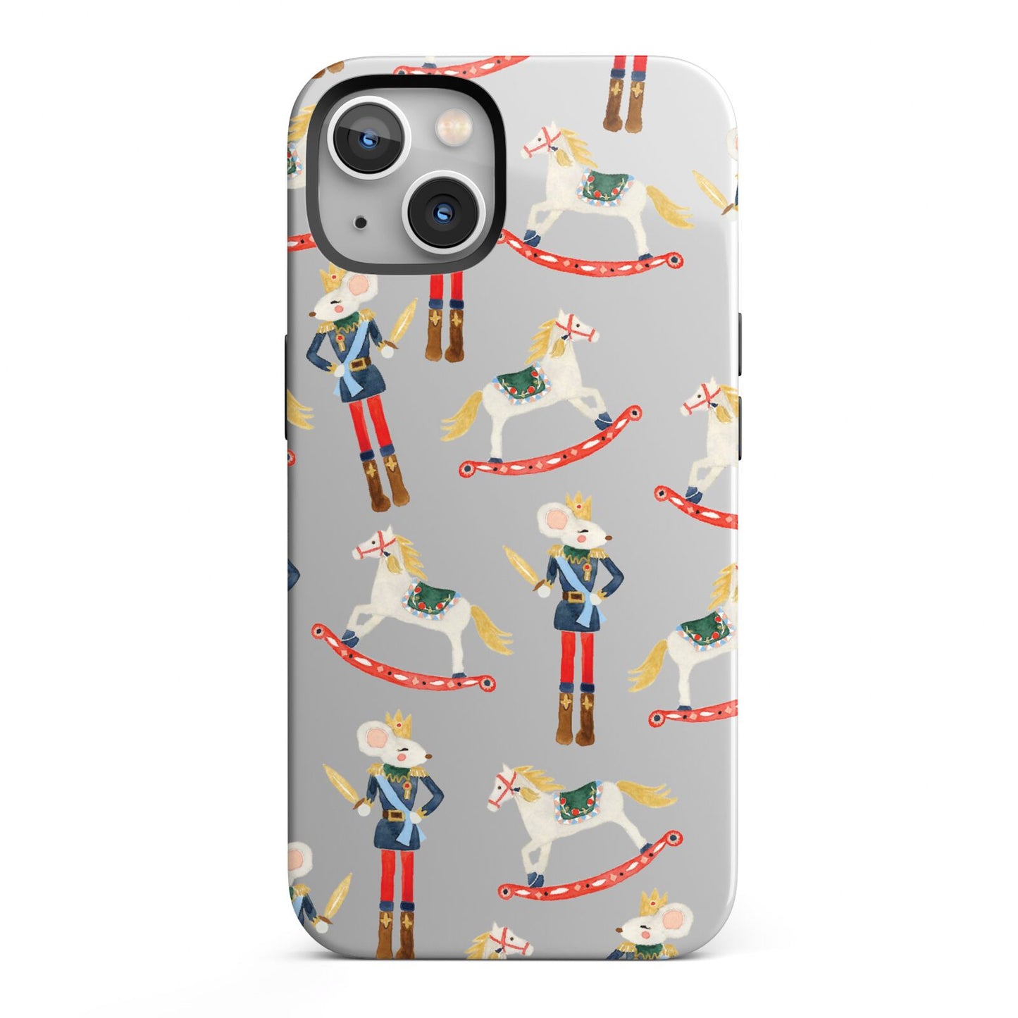 Nutcracker Rocking Horse iPhone 13 Full Wrap 3D Tough Case